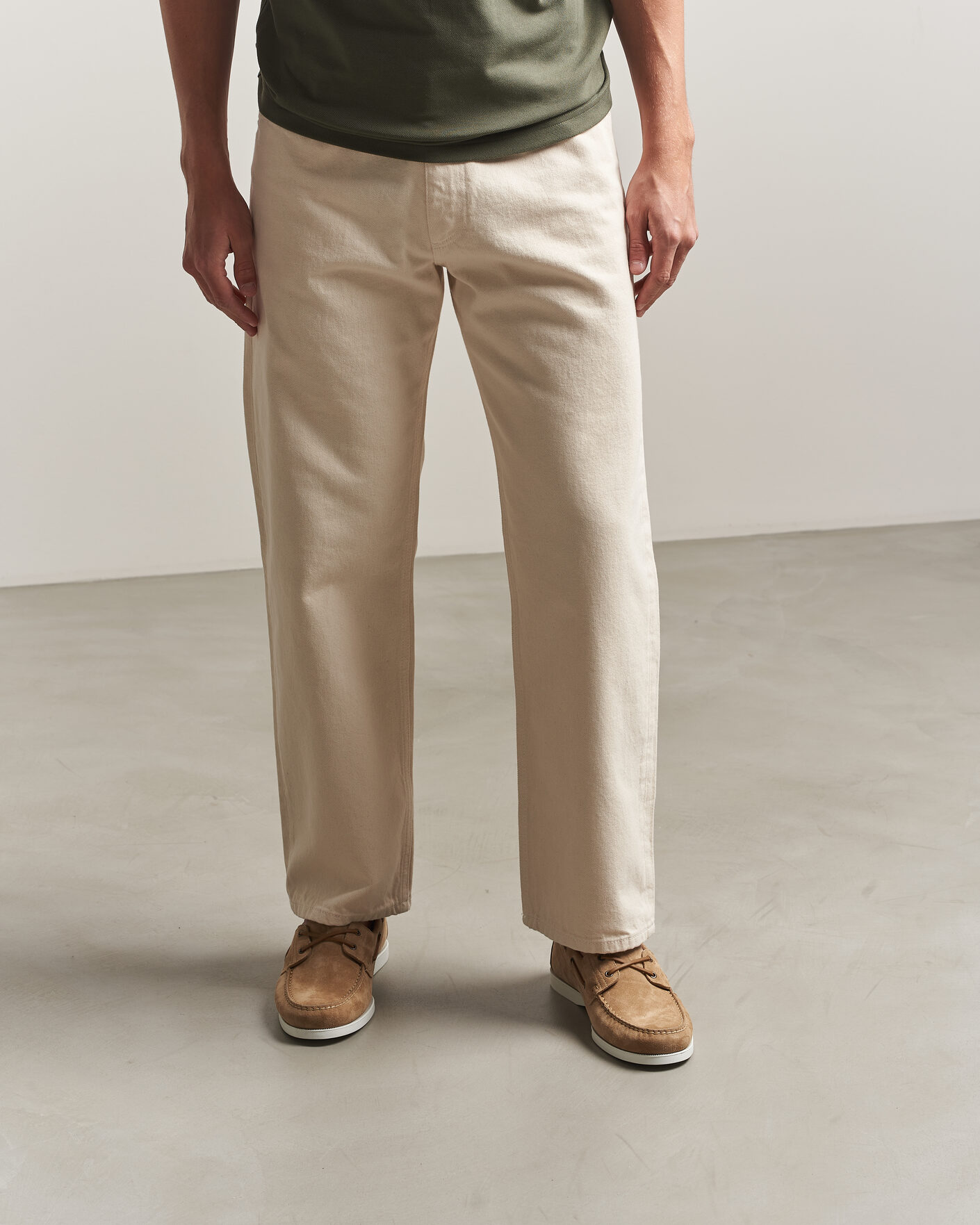 Herre | Seilersko | Paraboot | Barth Boat Shoe Beige Suede