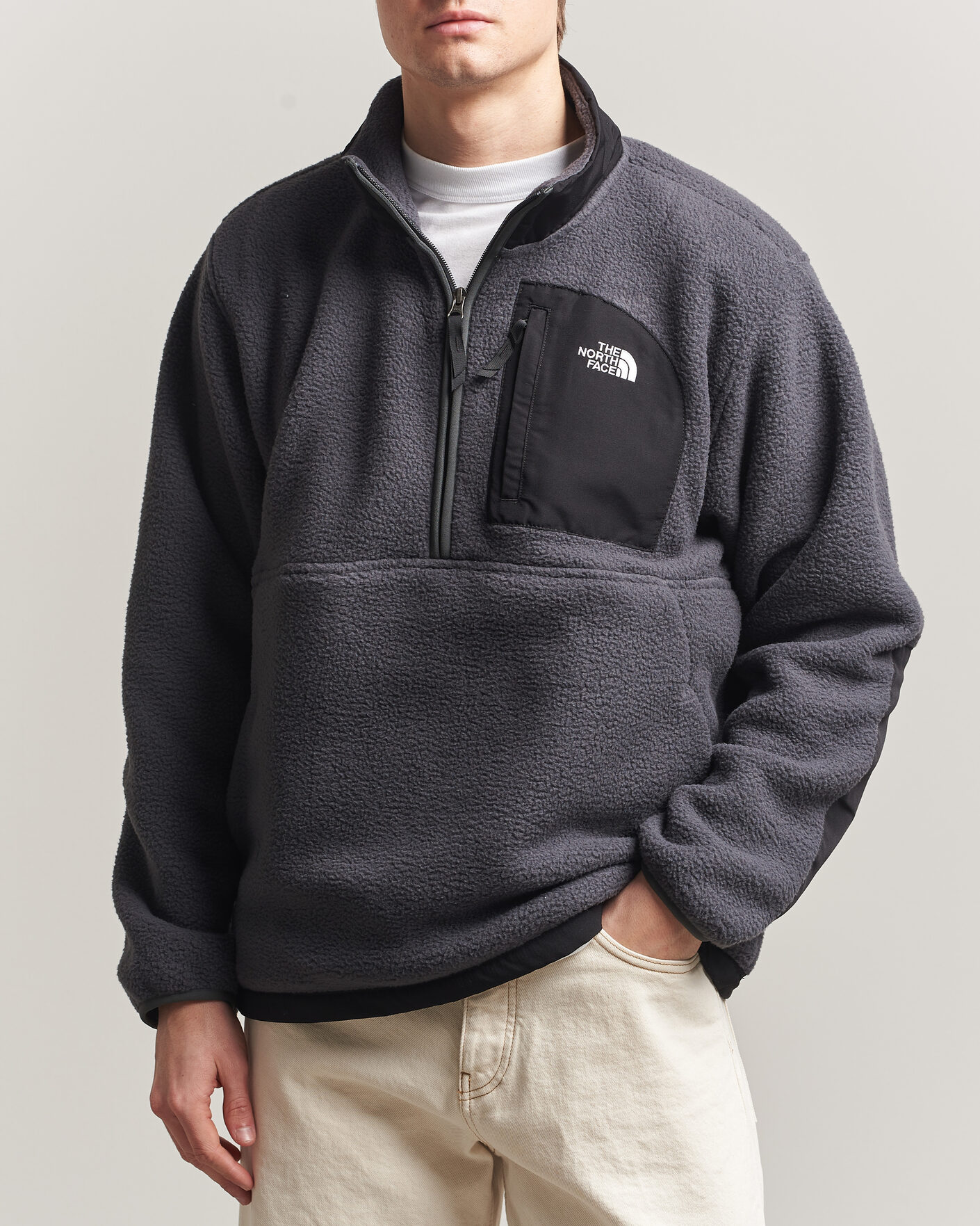 Herre | Gensere | The North Face | Yumiori Fleece Half Zip Asphalt Grey