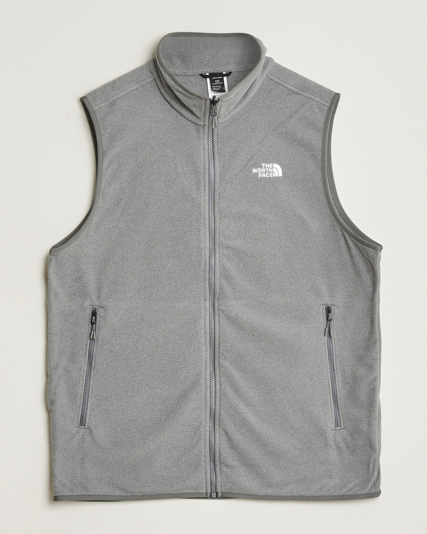 Herre | Vester | The North Face | Glacier Fleece Vest Grey