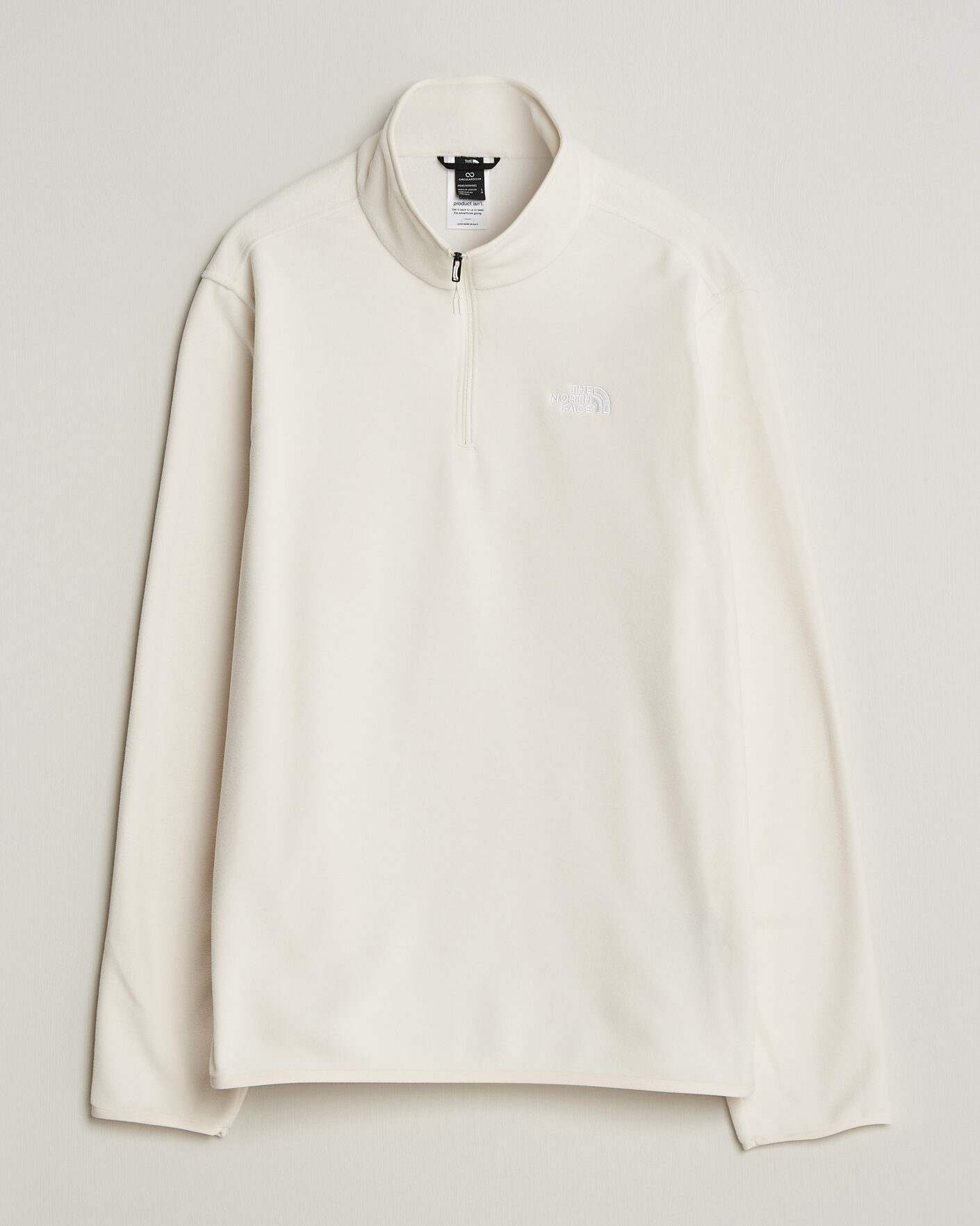 Herre | Gensere | The North Face | Glacier 1/4 Zip Fleece White Dune