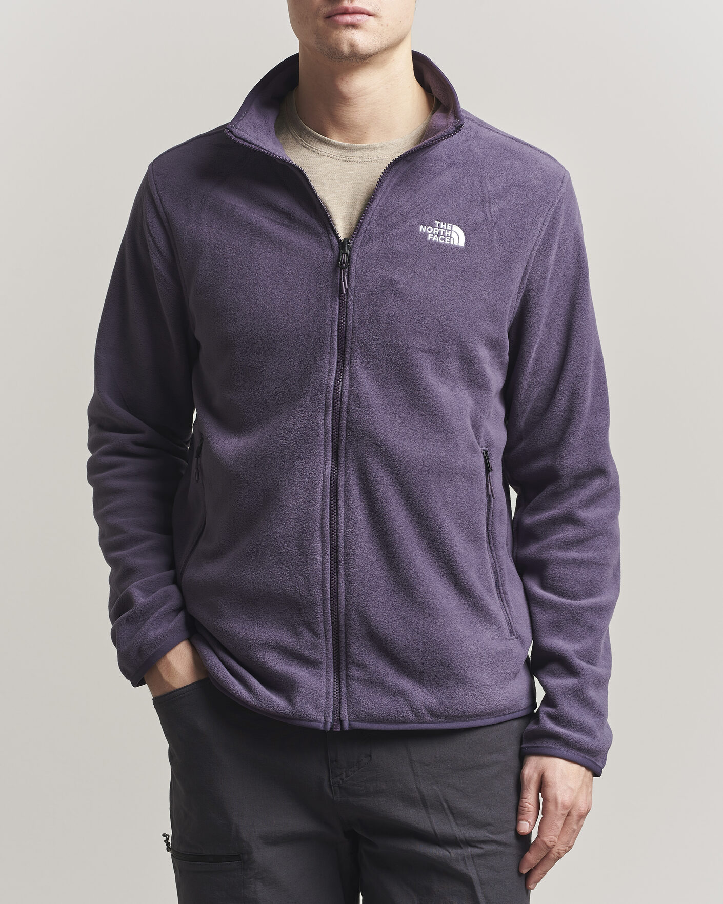 Herre | Gensere | The North Face | Glacier Full Zip Fleece Endless Dusk