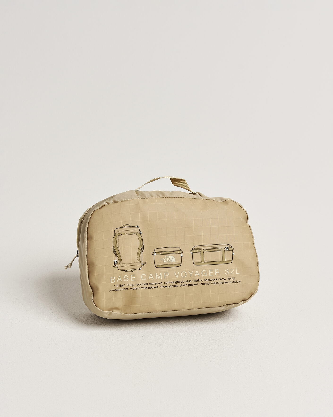 Herre | Vesker | The North Face | Base Camp Voyager Duffel 32 Khaki Stone