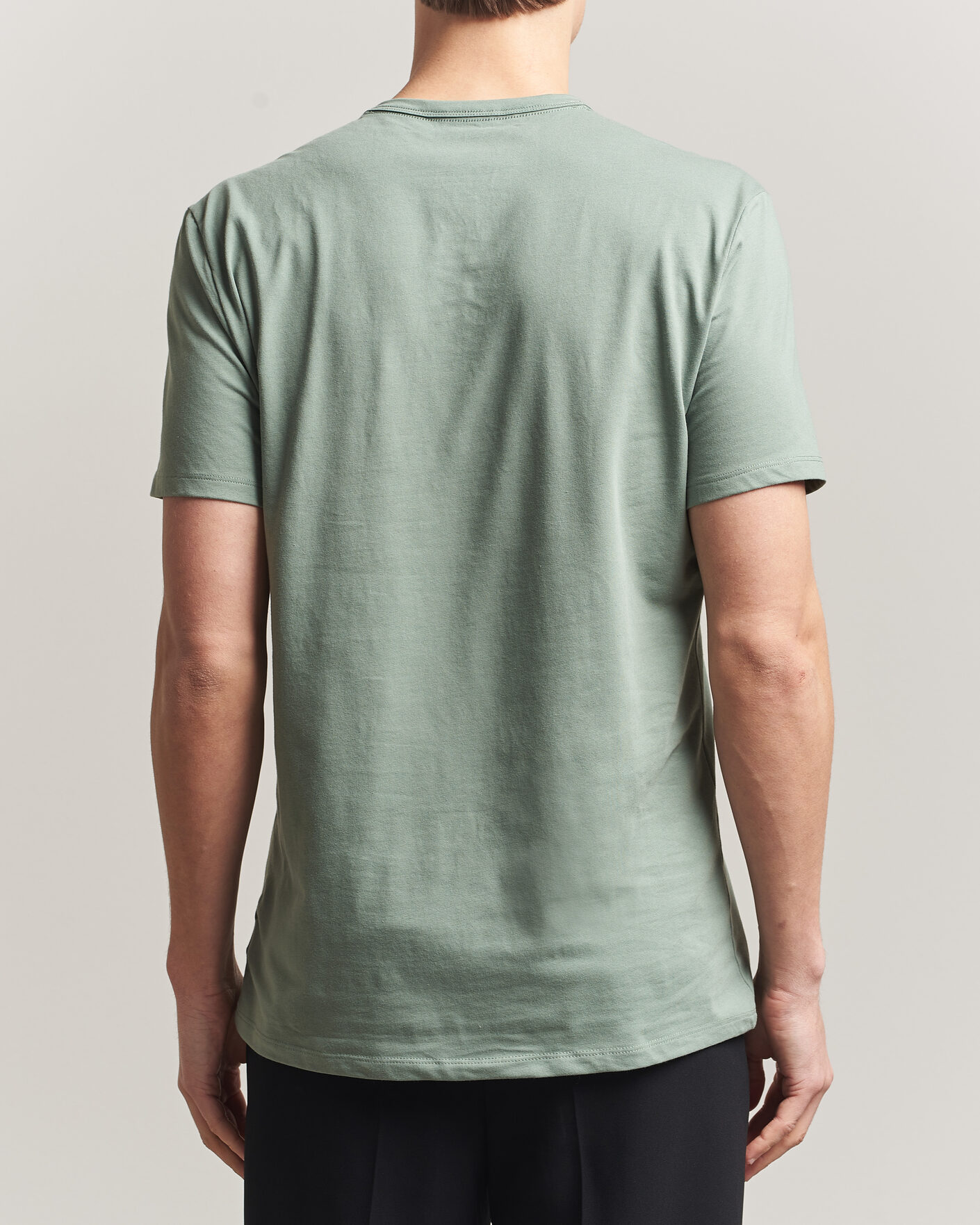 Herre | T-Shirts | Calvin Klein | 3-Pack Cotton Stretch Crew Neck T-Shirt Black/Blue/Green