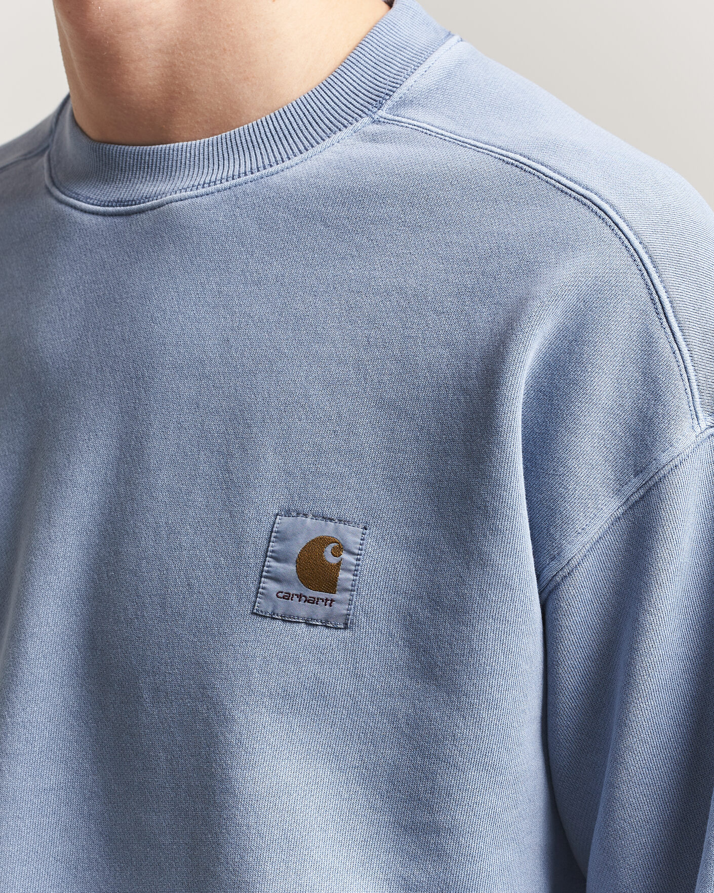 Herre | Gensere | Carhartt WIP | Nelson Sweatshirt Gentle Blue