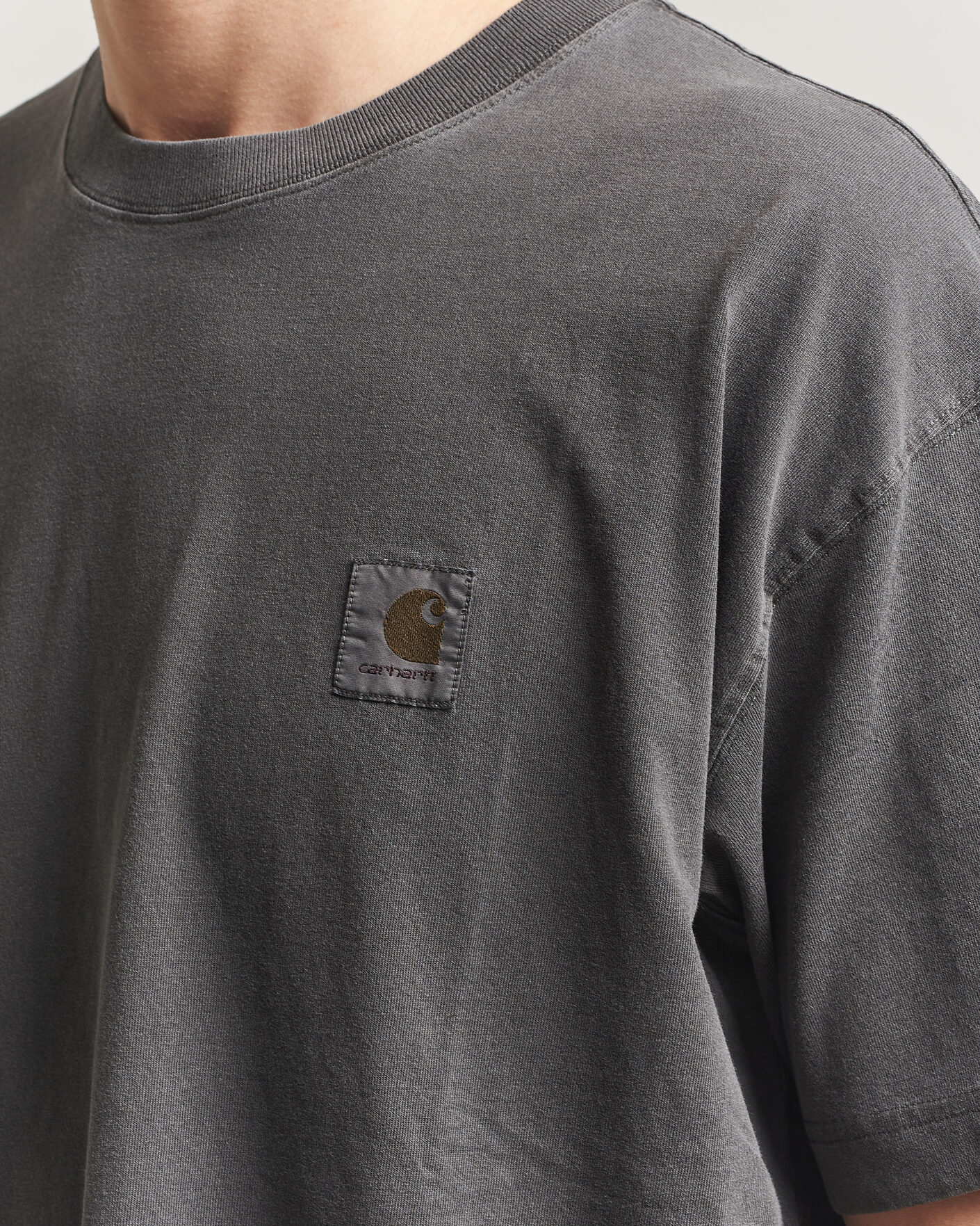 Herre | T-Shirts | Carhartt WIP | Nelson Cotton T-Shirt Black