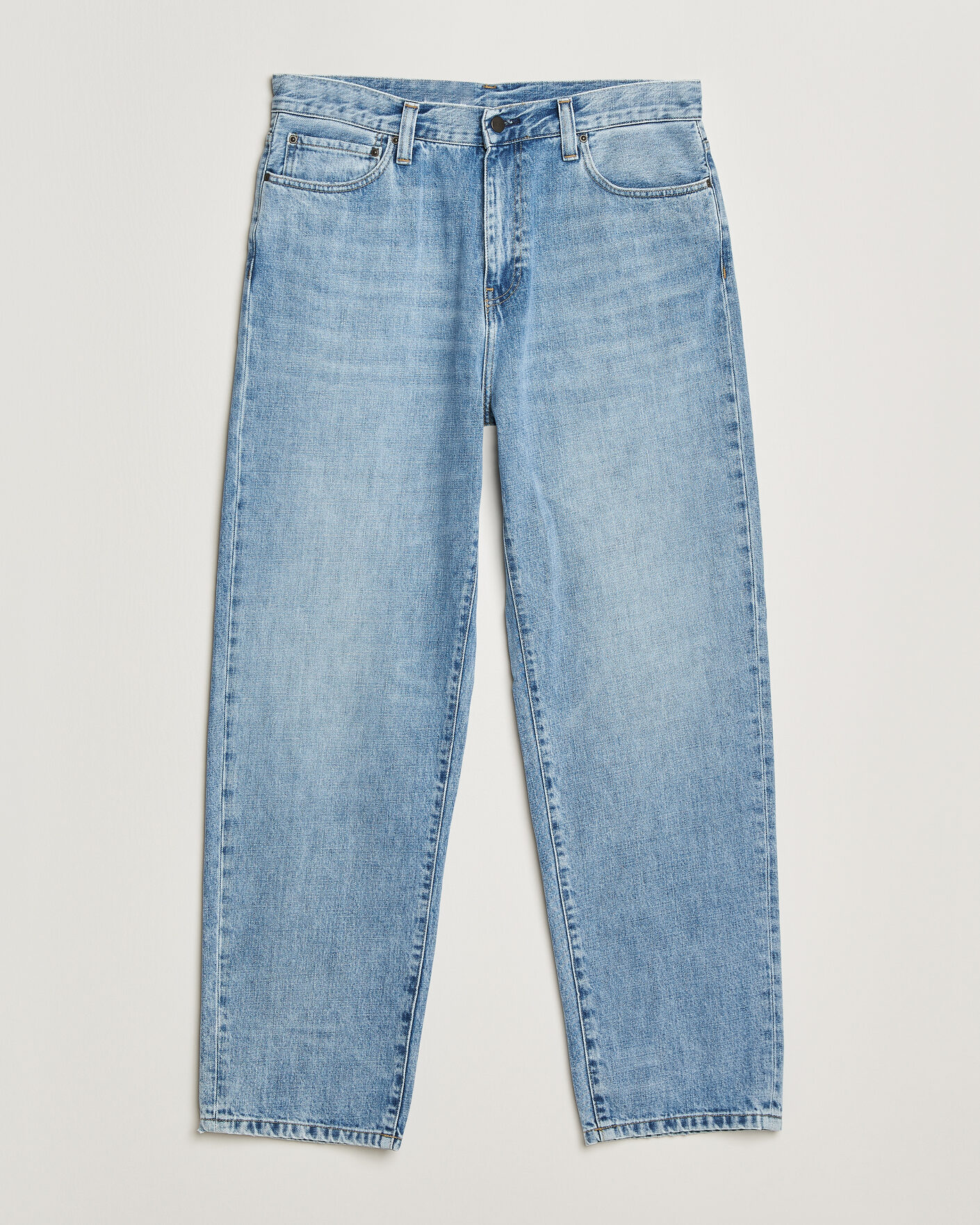 Herre | Jeans | Carhartt WIP | Aaron Pant Smith Denim Burst Washed