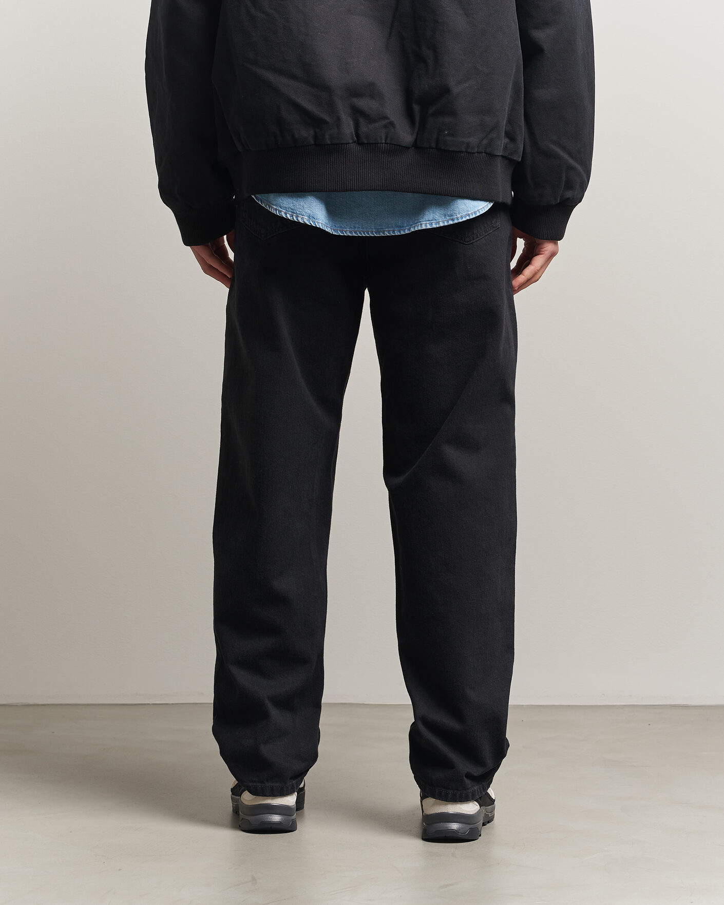 Herre | Skjorter | Carhartt WIP | Aaron Pant Smith Denim Grey Stone Wash