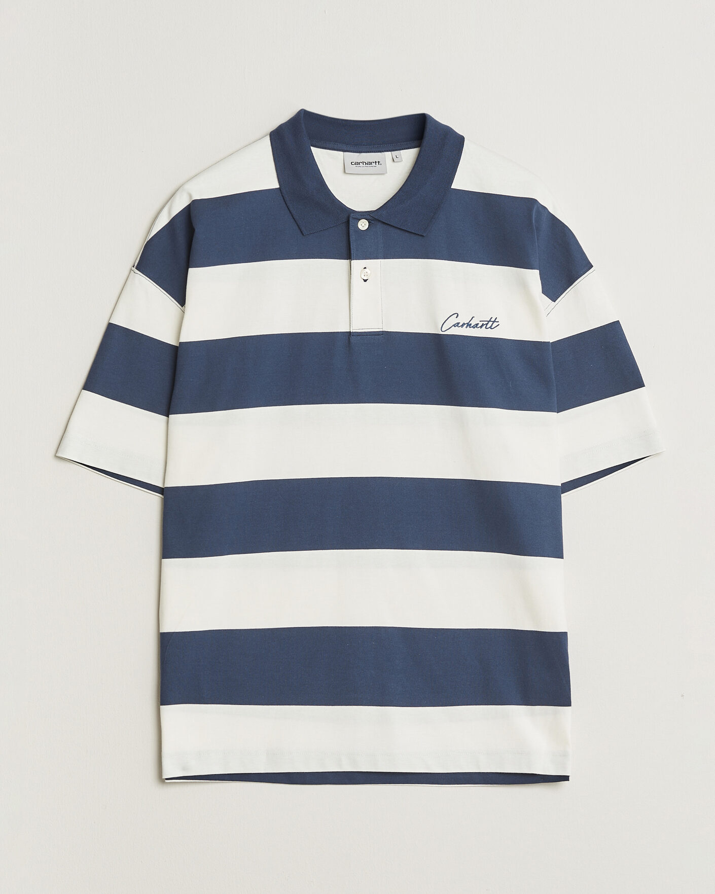 Herre | Pikéer | Carhartt WIP | Delrey Polo Blue Stripe