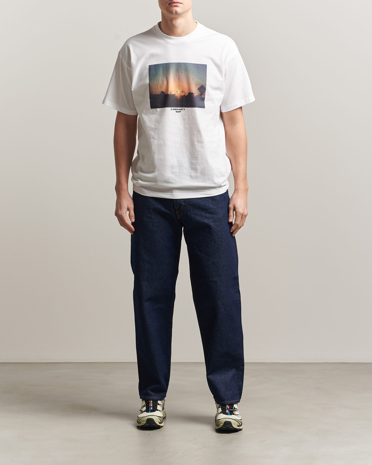 Herre | T-Shirts | Carhartt WIP | Warm Vievs T-Shirt White