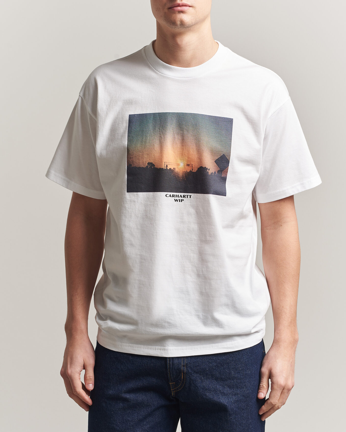 Herre | T-Shirts | Carhartt WIP | Warm Vievs T-Shirt White