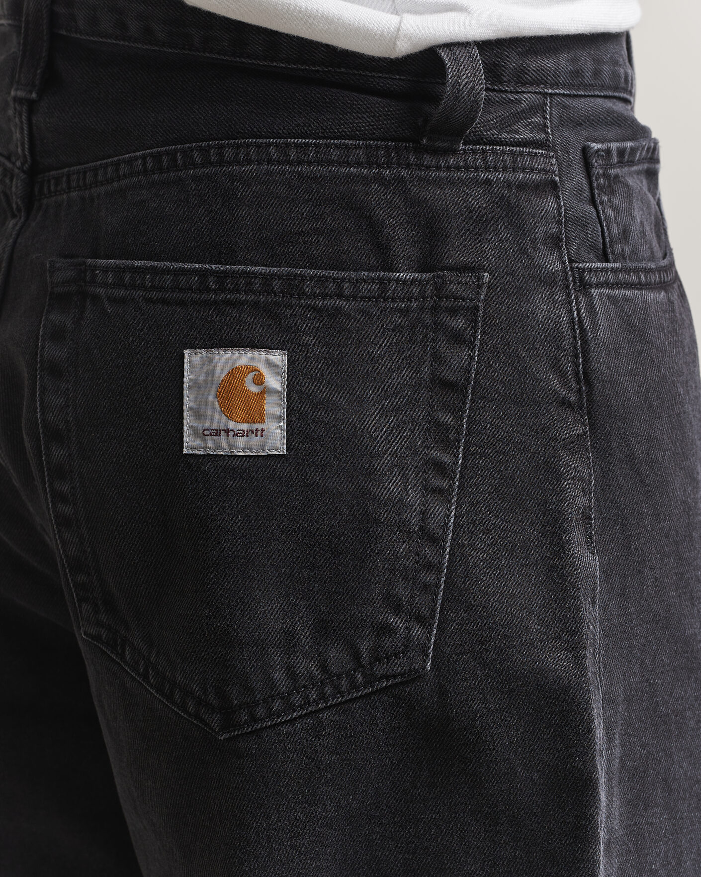 Herre | Jeans | Carhartt WIP | Landon Pant Robertson Denim Black Stone Washed