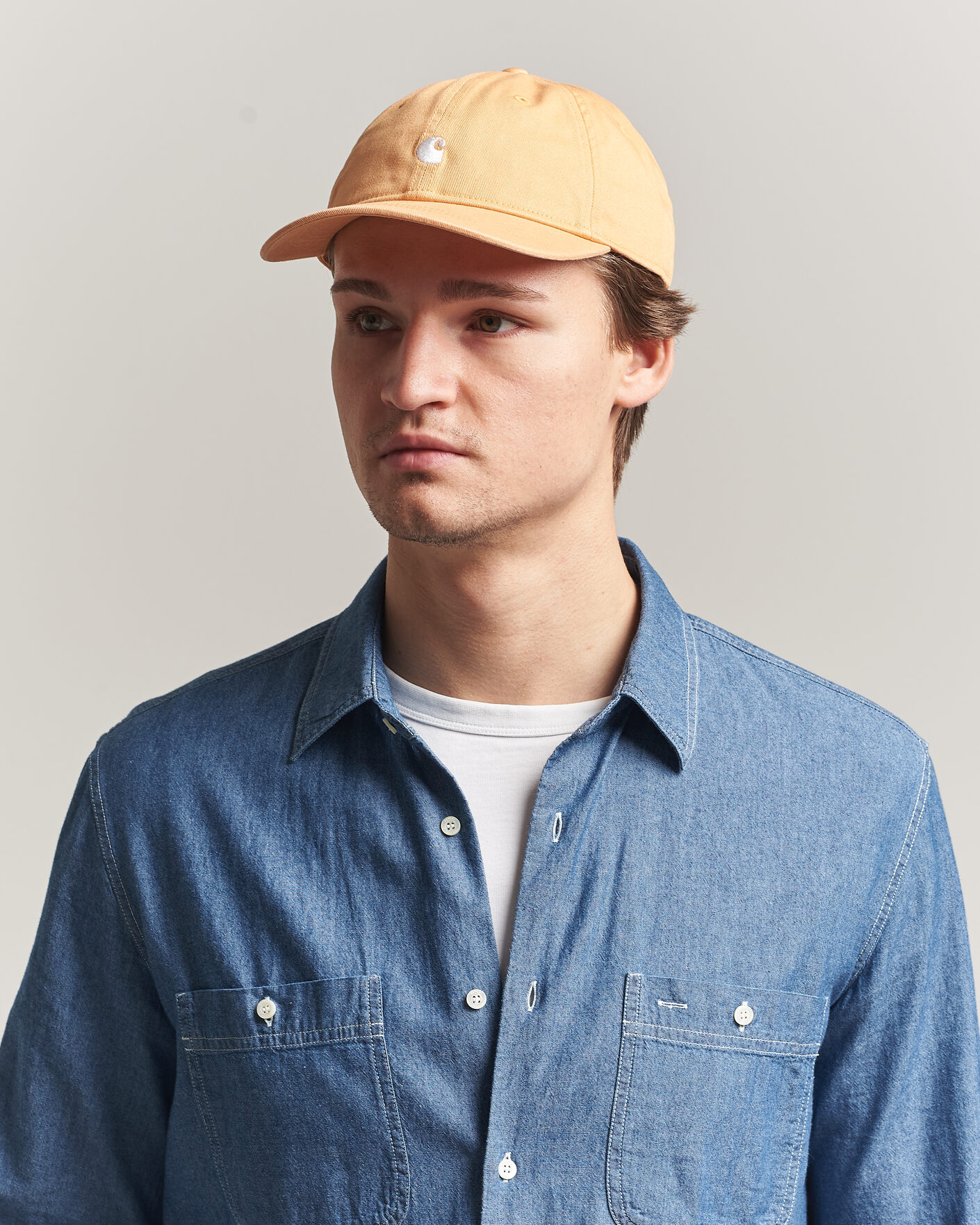 Herre | Hatter og capser | Carhartt WIP | Madison Logo Cap Gentle Orange