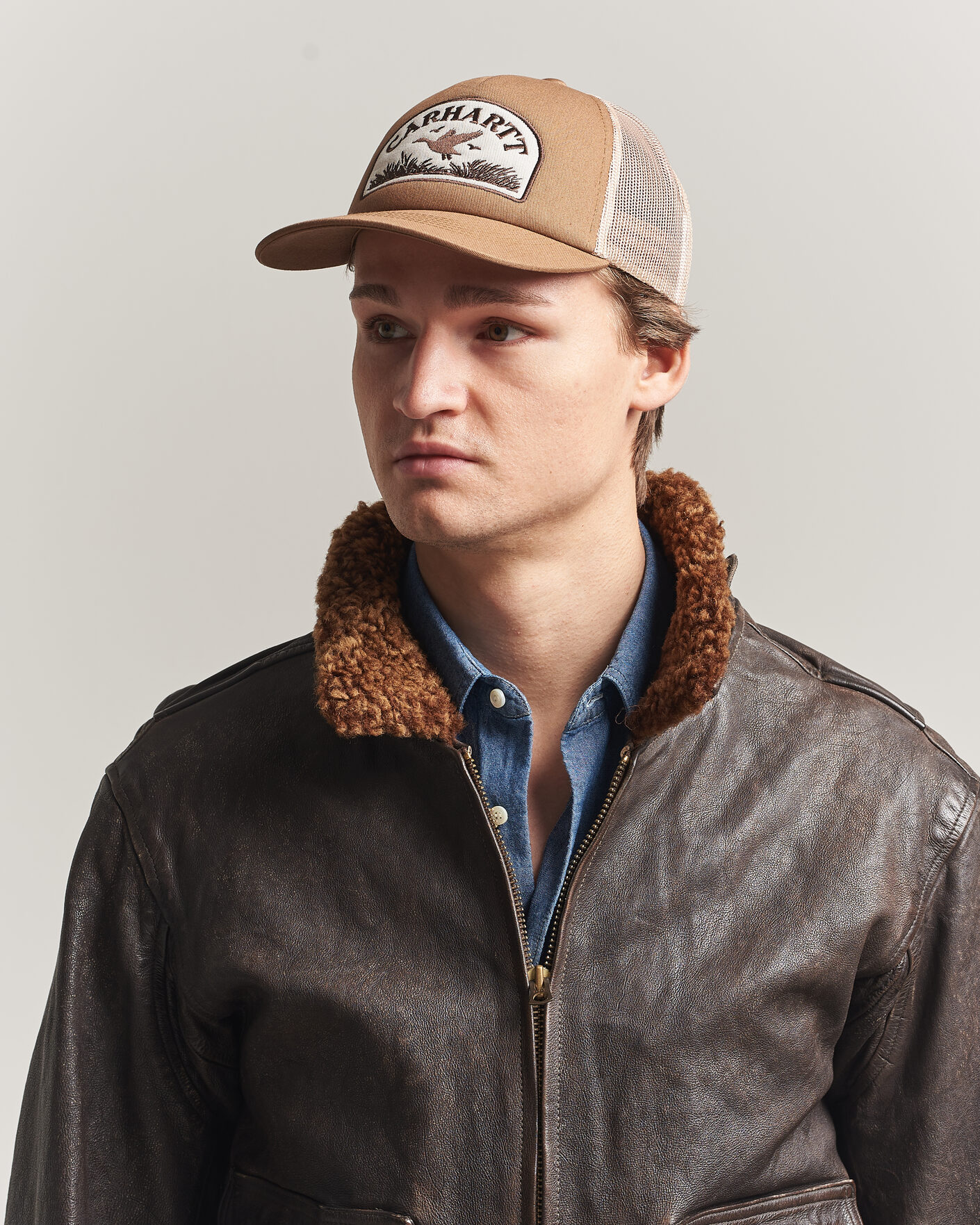 Herre | Hatter og capser | Carhartt WIP | Take Off Trucker Cap Stone