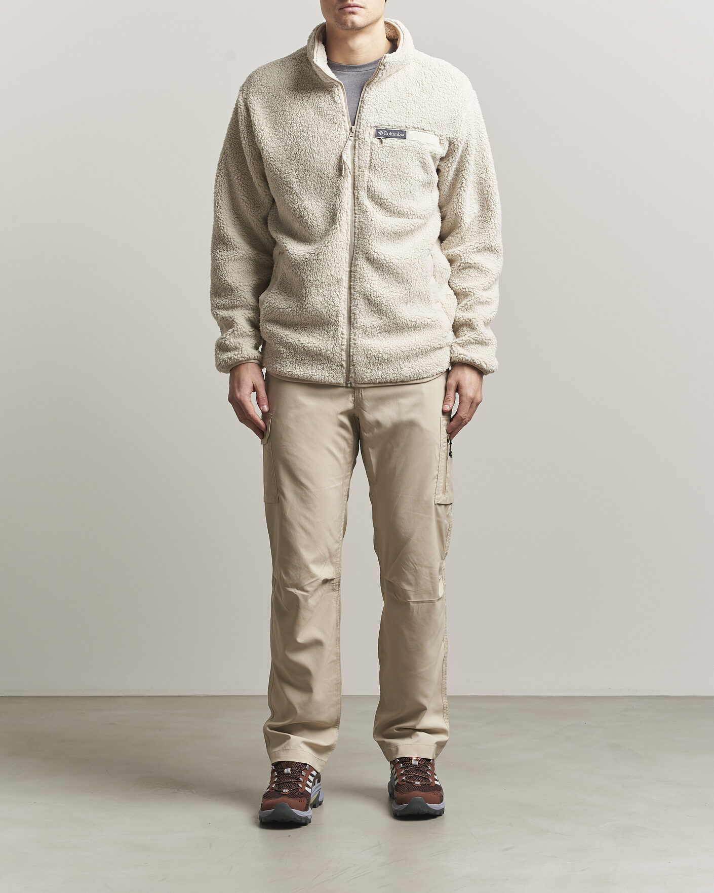 Herre | Gensere | Columbia | Rugged Ridge High Pile Full Zip Dark Stone