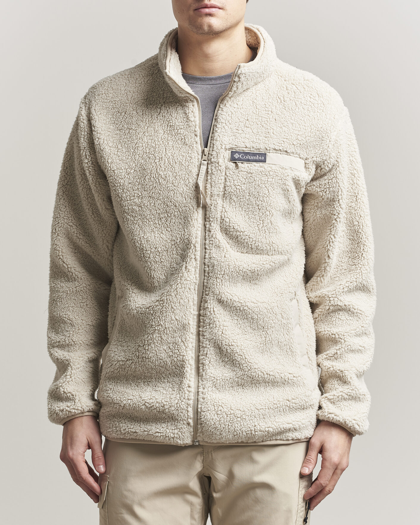 Herre | Gensere | Columbia | Rugged Ridge High Pile Full Zip Dark Stone