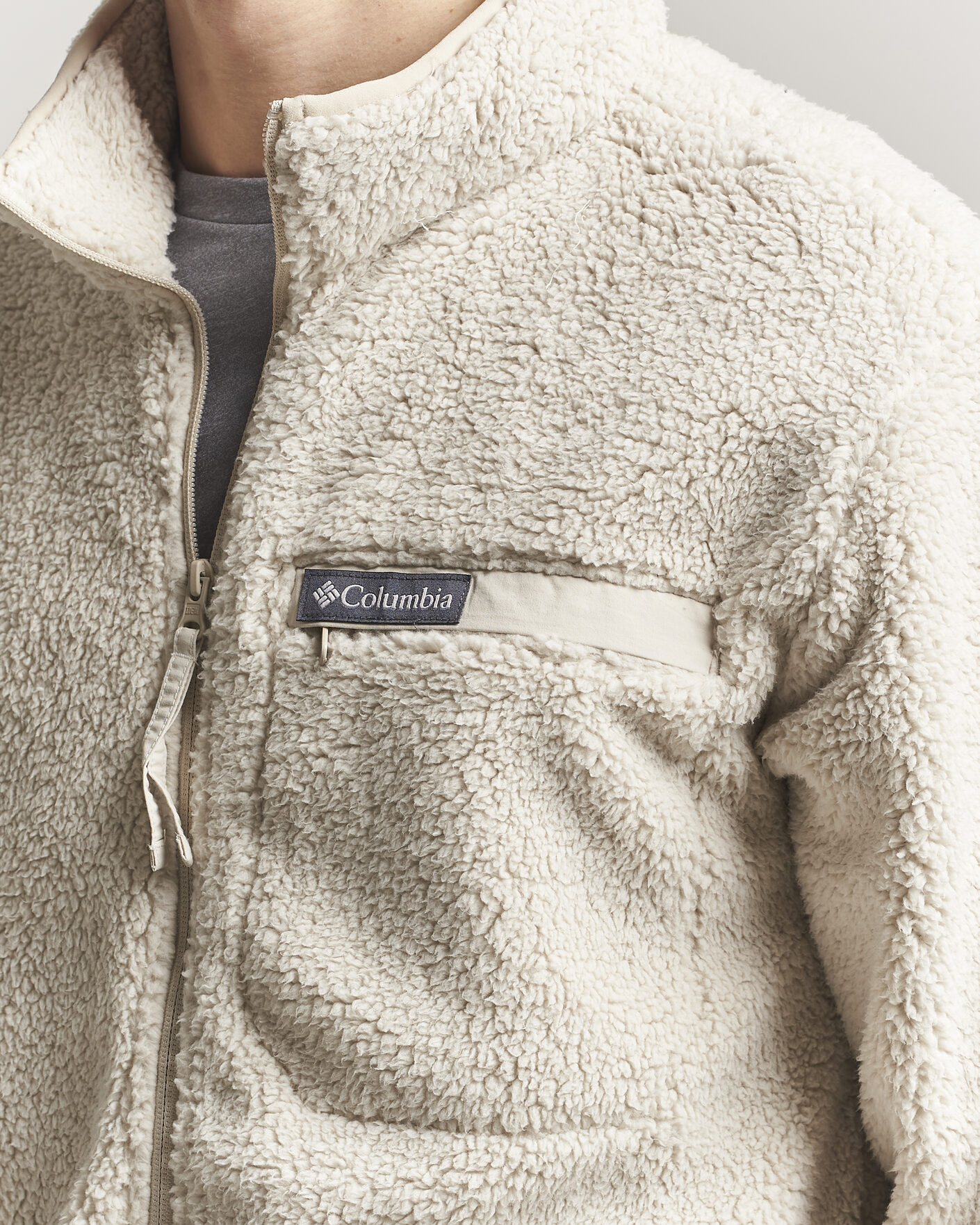 Herre | Gensere | Columbia | Rugged Ridge High Pile Full Zip Dark Stone