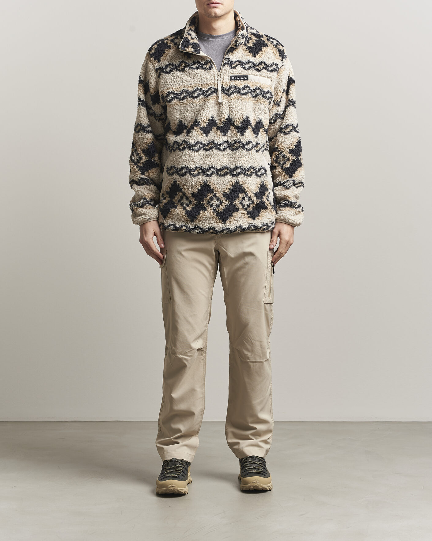 Herre | Gensere | Columbia | Rugged Ridge High Pile Half Zip Dark Stone Knitknot