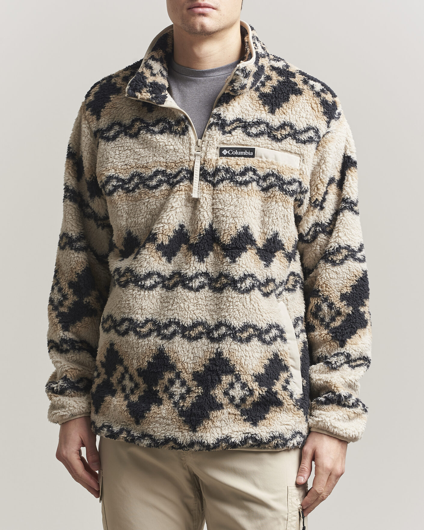 Herre | Gensere | Columbia | Rugged Ridge High Pile Half Zip Dark Stone Knitknot