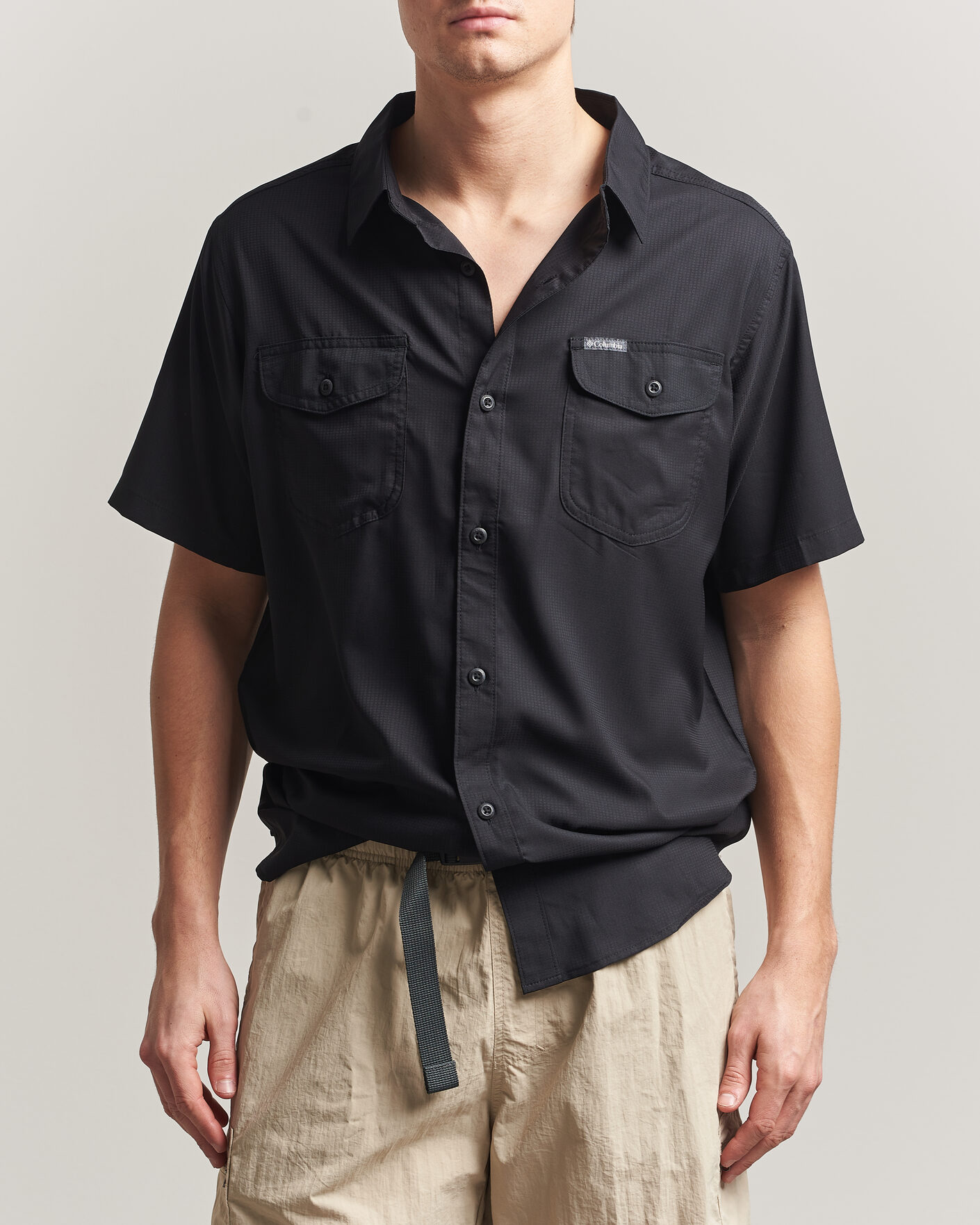 Herre | Skjorter | Columbia | Utilizer II Short Sleeve Ripstop Shirt Black