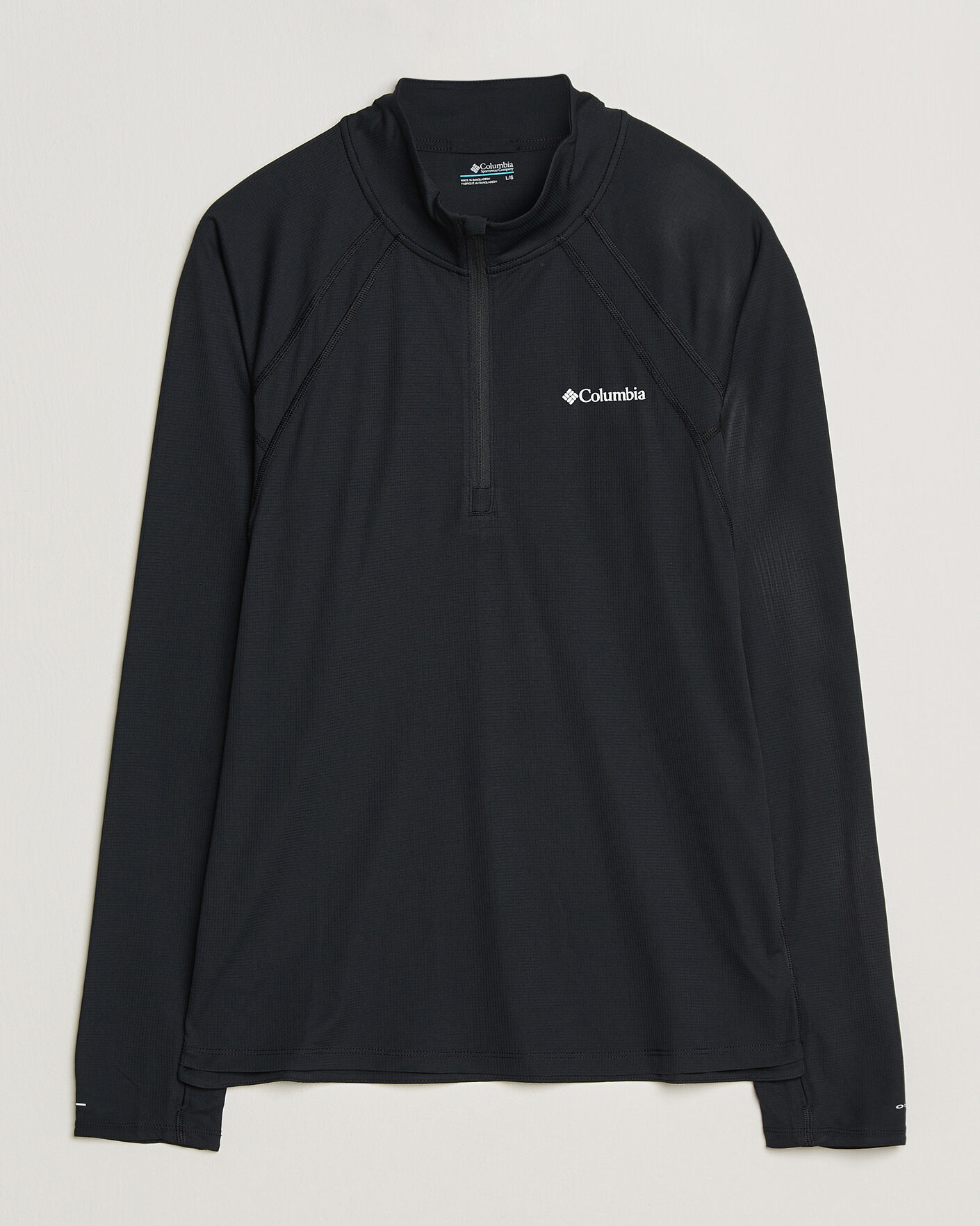 Herre | T-Shirts | Columbia | Stealth Spring Half-Zip T-Shirt Black