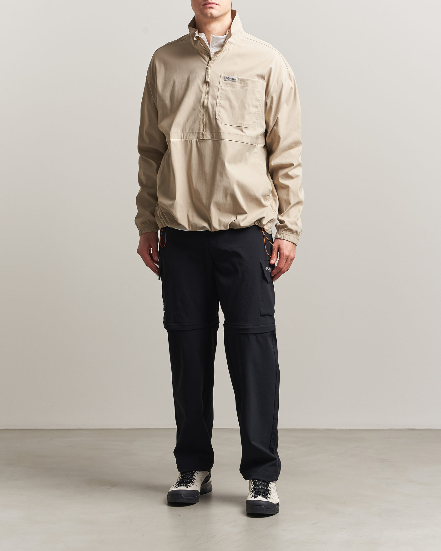 Herre | Jakker | Columbia | Landroamer Half-Zip Overshirt Ancient Fossil