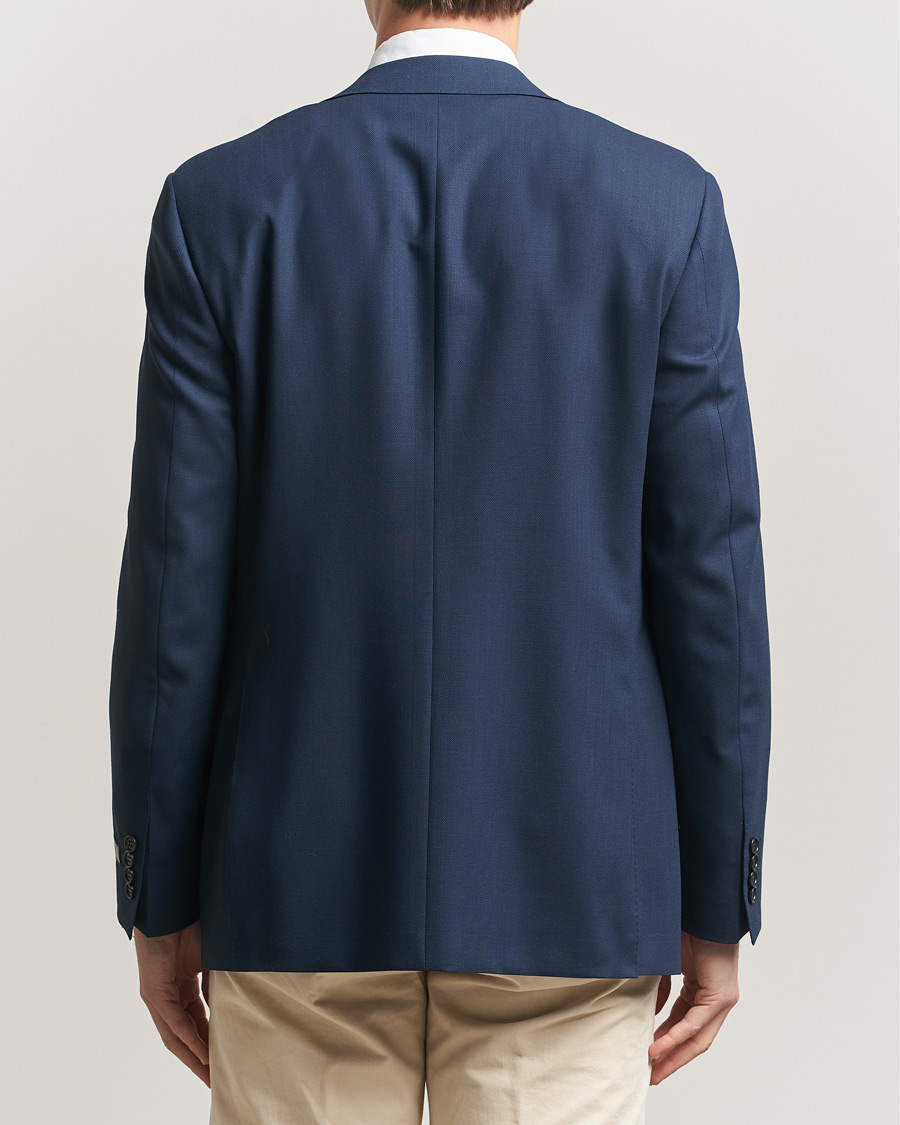Herre | Dressjakker | Canali | Travel Wool Blazer Dark Blue