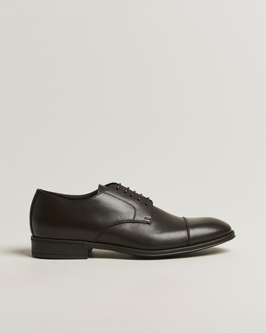 Herre | Derbys | Canali | Rubber Sole Derby Brown Calf