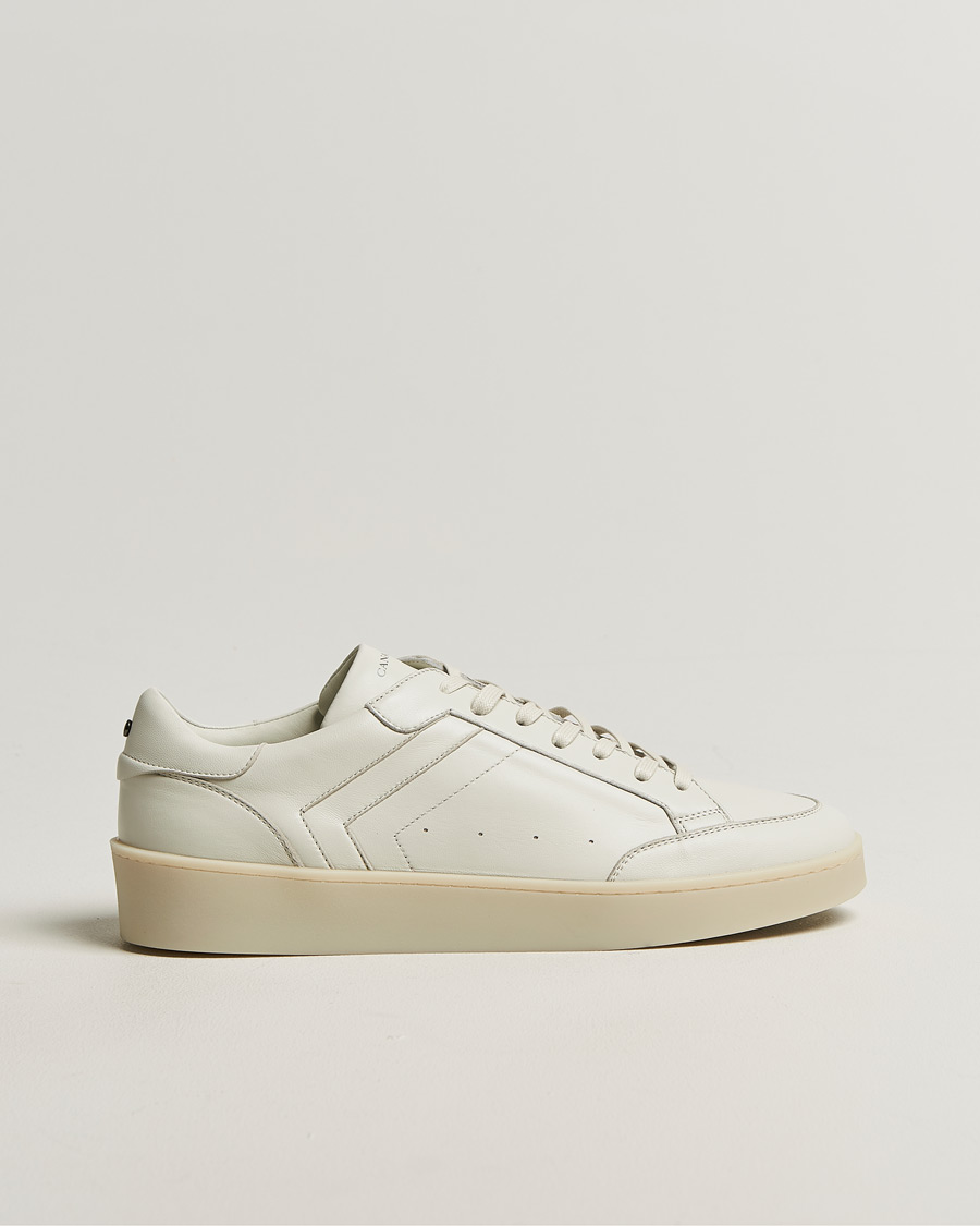 Herre | Sneakers | Canali | Plain Sneaker White