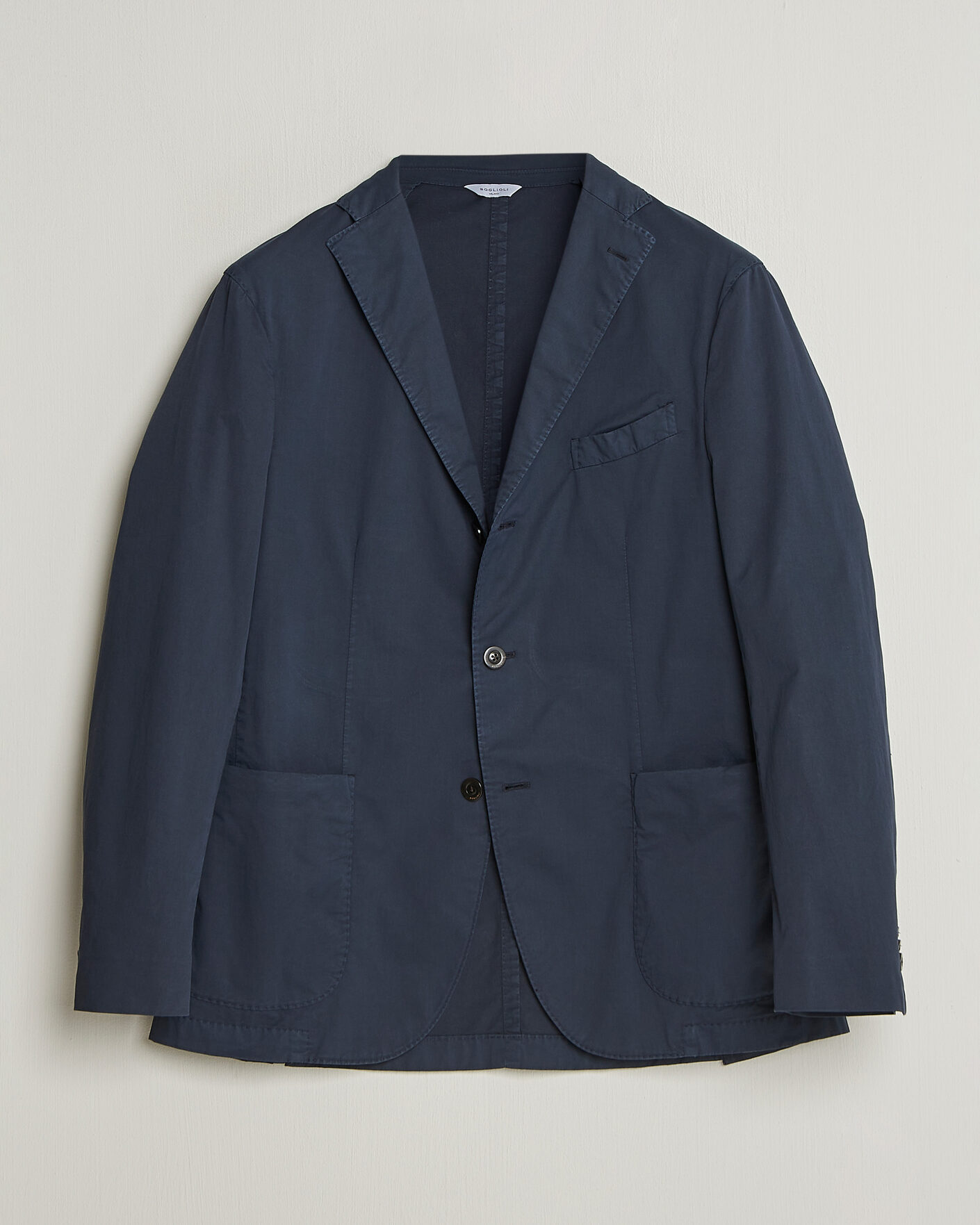 Herre | Dressjakker | Boglioli | K Jacket Supima Cotton Blazer Navy