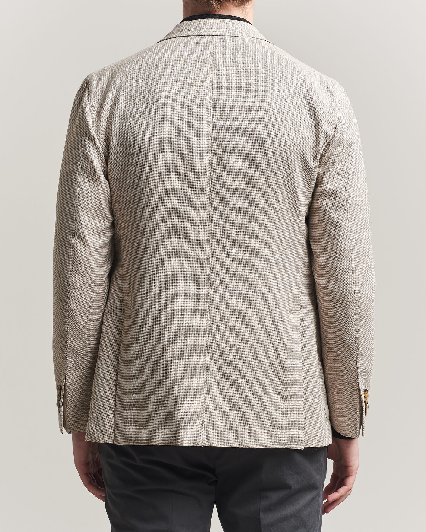 Herre | Dressjakker | Boglioli | K Jacket Wool Hopsack Blazer Light Beige