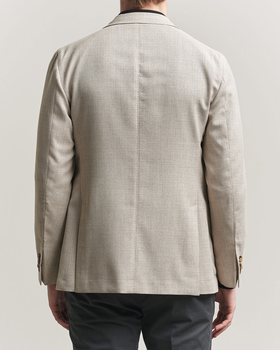 Herre | Dressjakker | Boglioli | K Jacket Wool Hopsack Blazer Light Beige