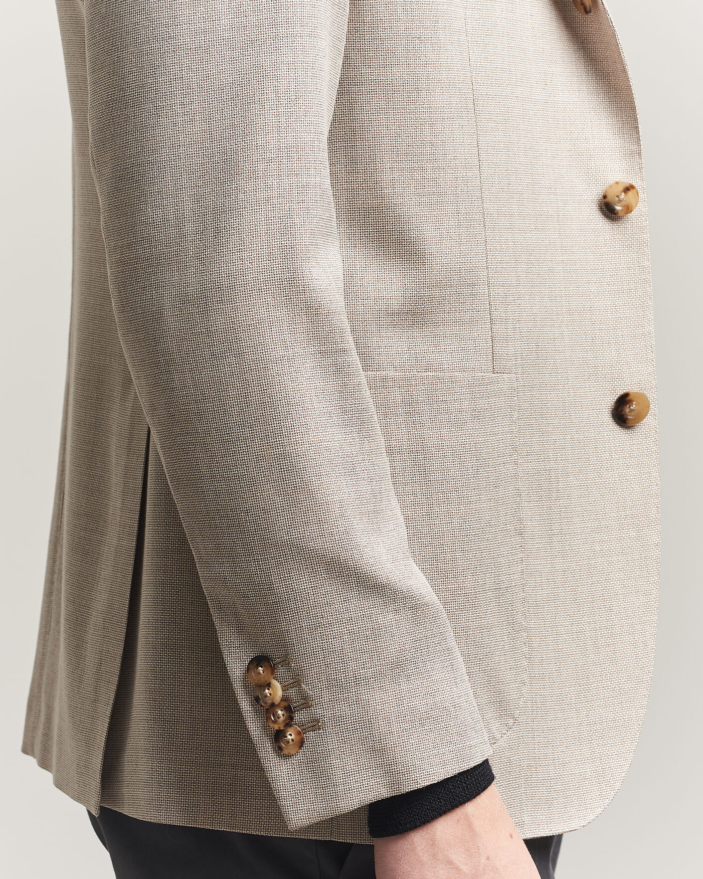 Herre | Dressjakker | Boglioli | K Jacket Wool Hopsack Blazer Light Beige