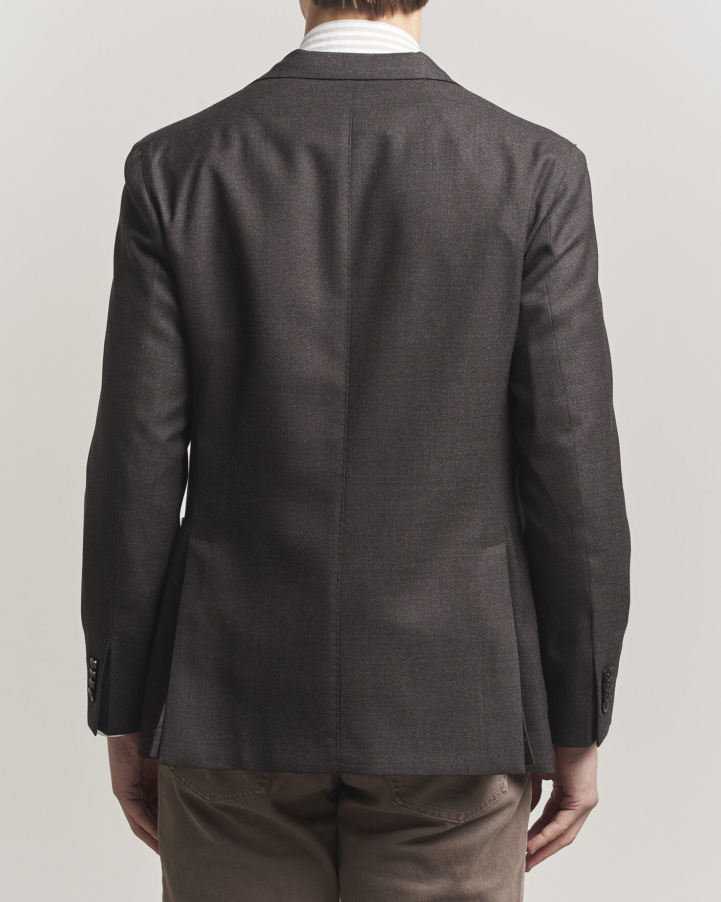 Herre | Dressjakker | Boglioli | K Jacket Wool Hopsack Blazer Dark Brown