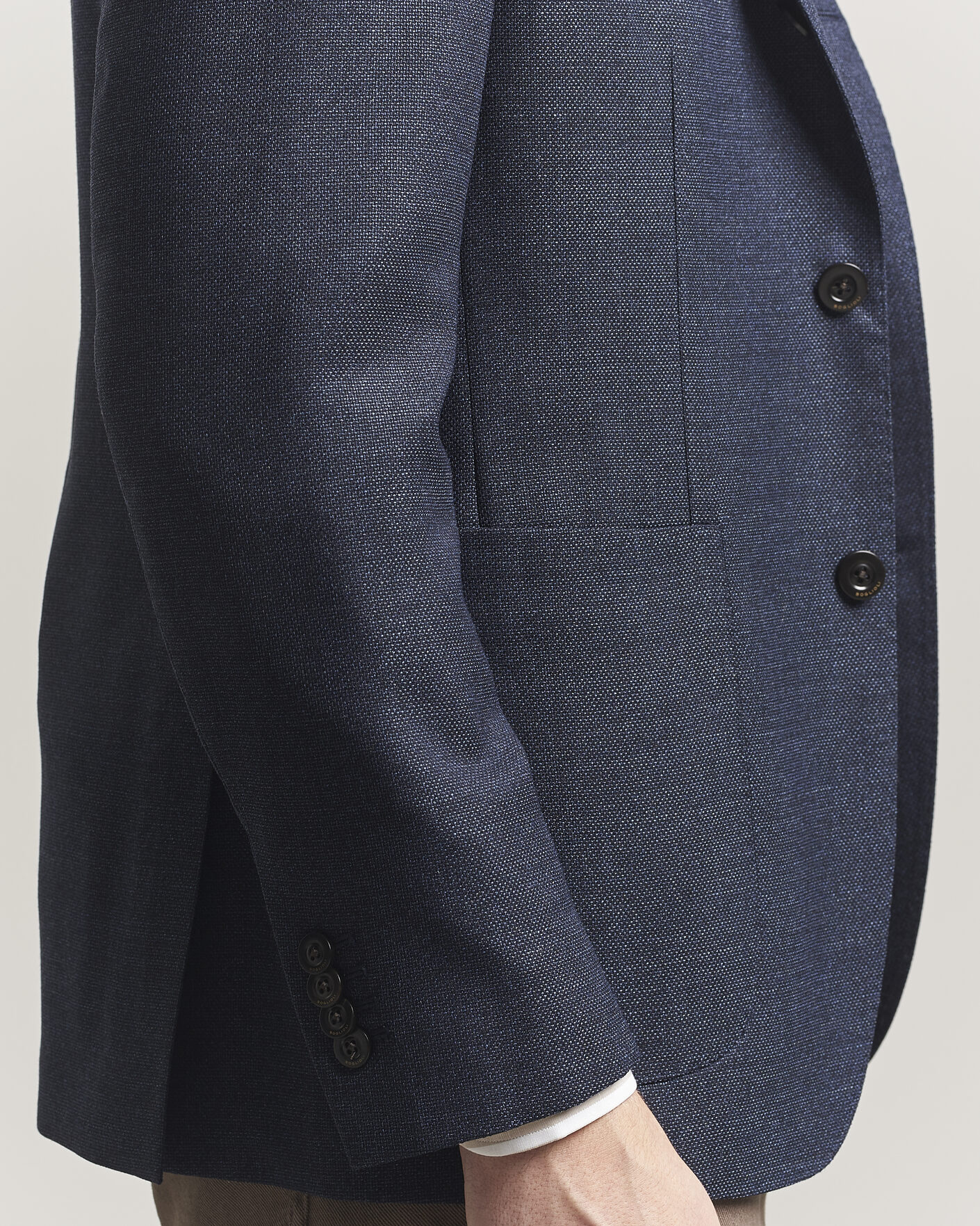 Herre | Dressjakker | Boglioli | K Jacket Wool Hopsack Blazer Dark Blue