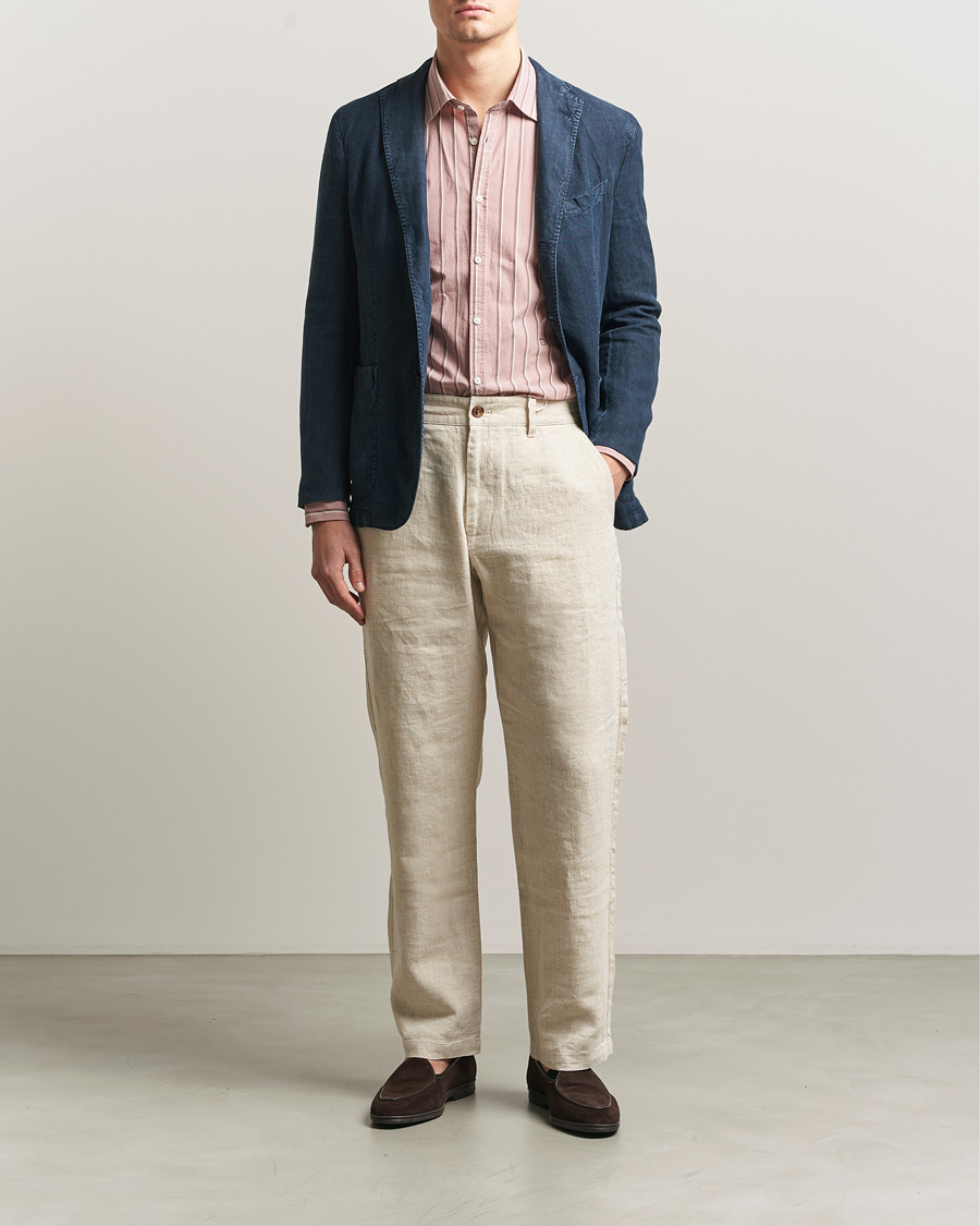 Herre | Dressjakker | Boglioli | K Jacket Linen Blazer Navy