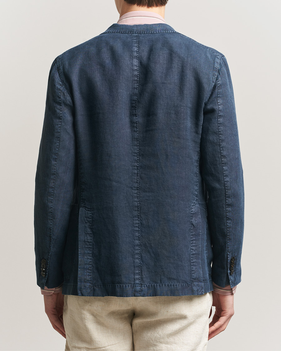 Herre | Dressjakker | Boglioli | K Jacket Linen Blazer Navy