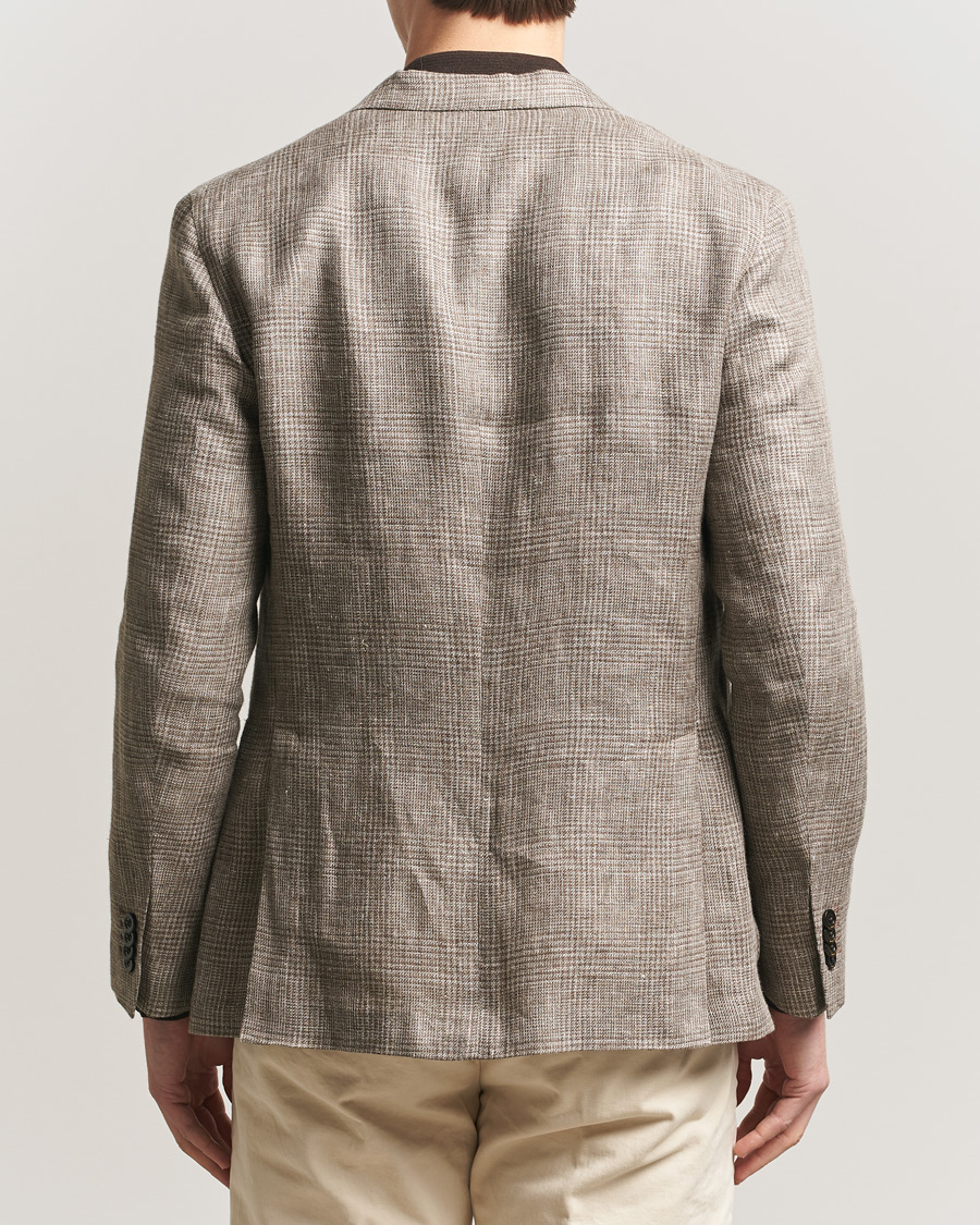 Herre | Dressjakker | Boglioli | K Jacket Prince Of Wales Blazer Taupe