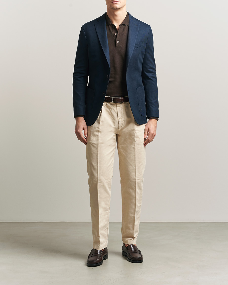 Herre | Dressjakker | Boglioli | K Jacket Jersey Blazer Navy