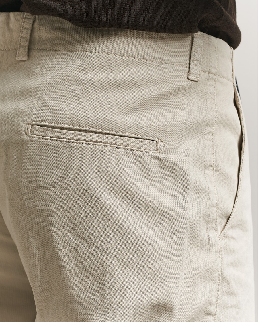 Herre | Bukser | Boglioli | Regular Fit Cotton Chinos Beige