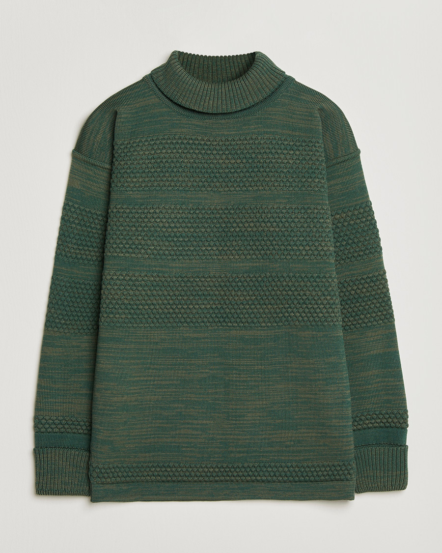 Herre | Gensere | S.N.S. Herning | Fisherman Sweater Natural Machine Green