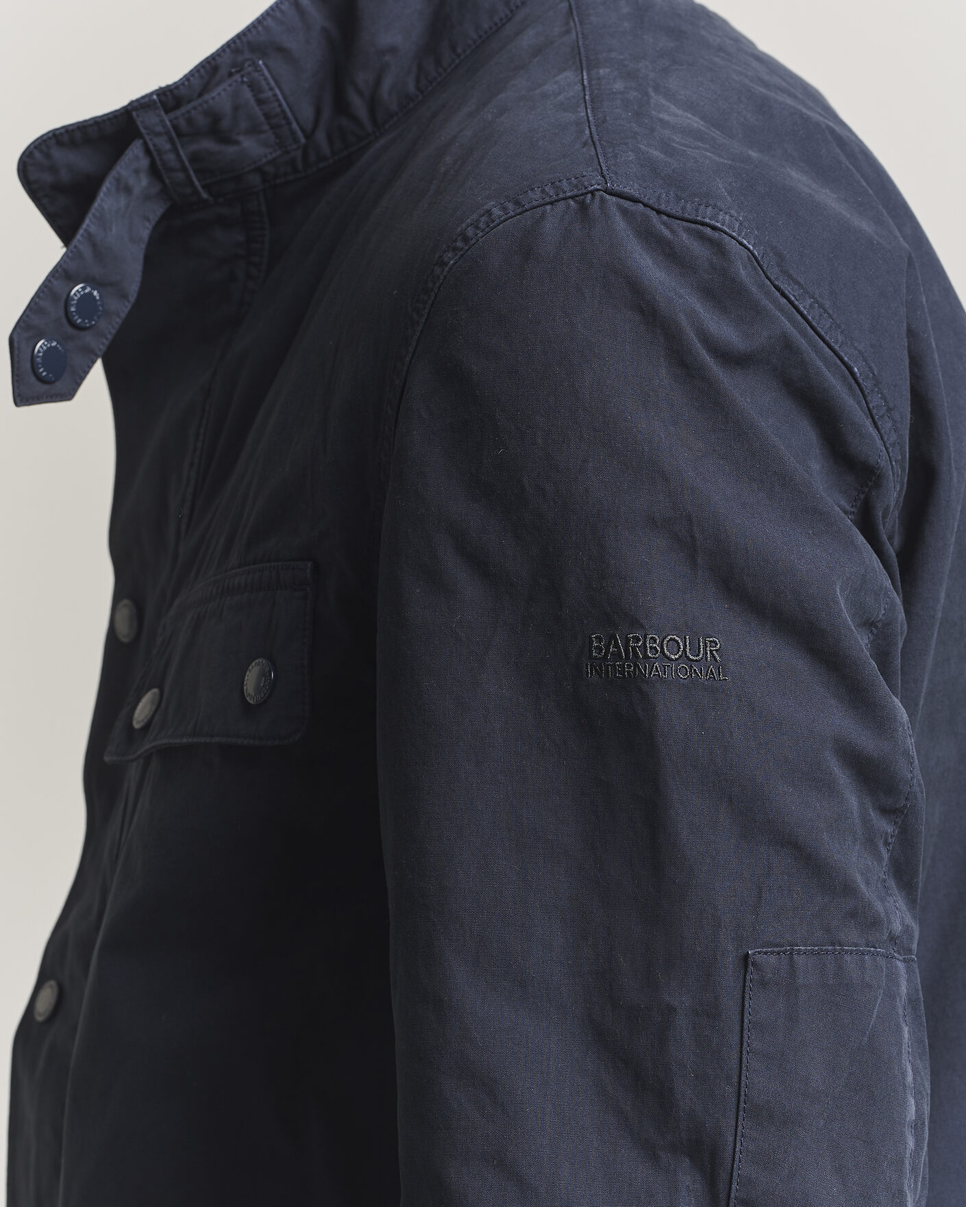 Herre | Jakker | Barbour International | Garment dyed Casual Duke Jacket Navy