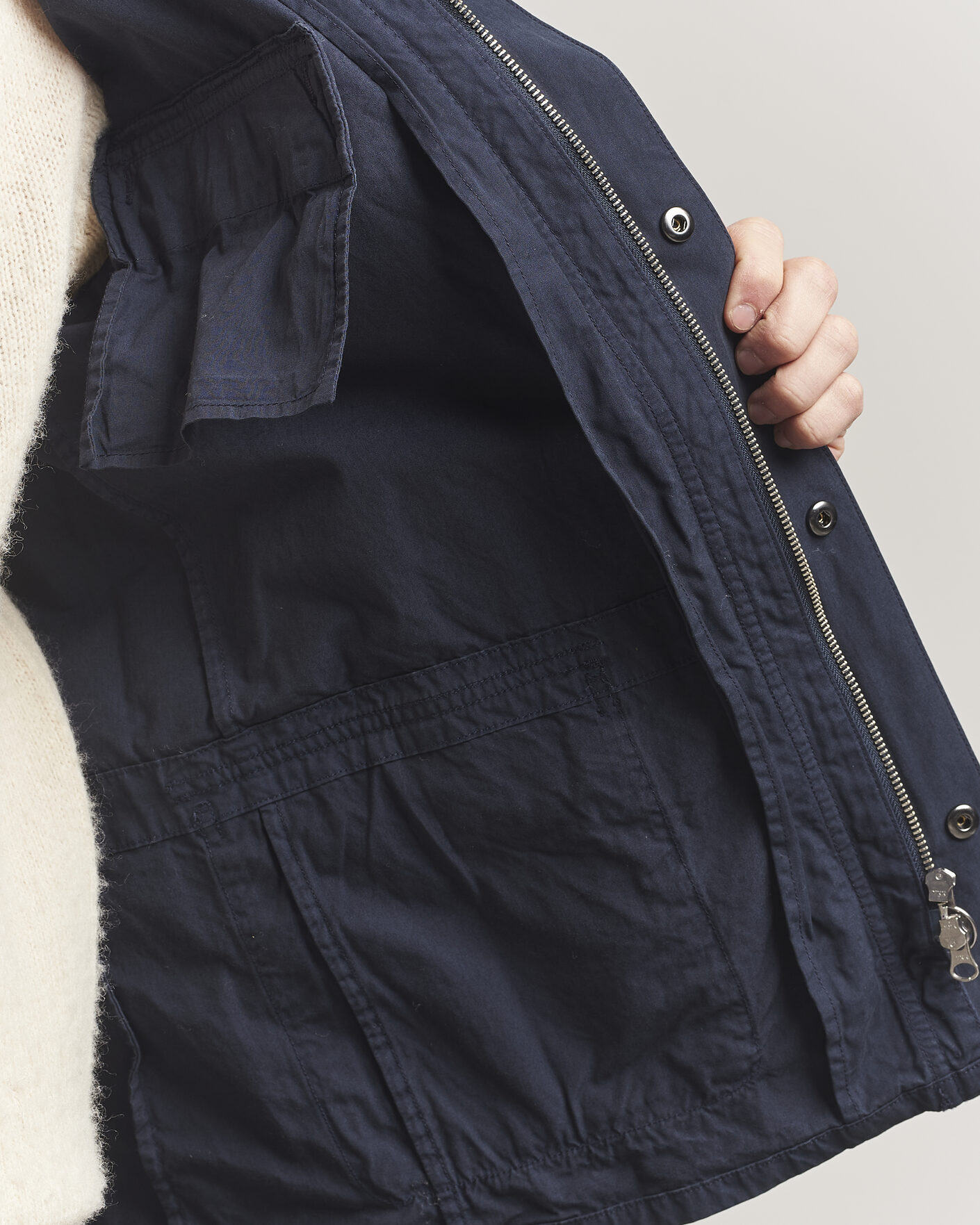 Herre | Jakker | Barbour International | Garment dyed Casual Duke Jacket Navy