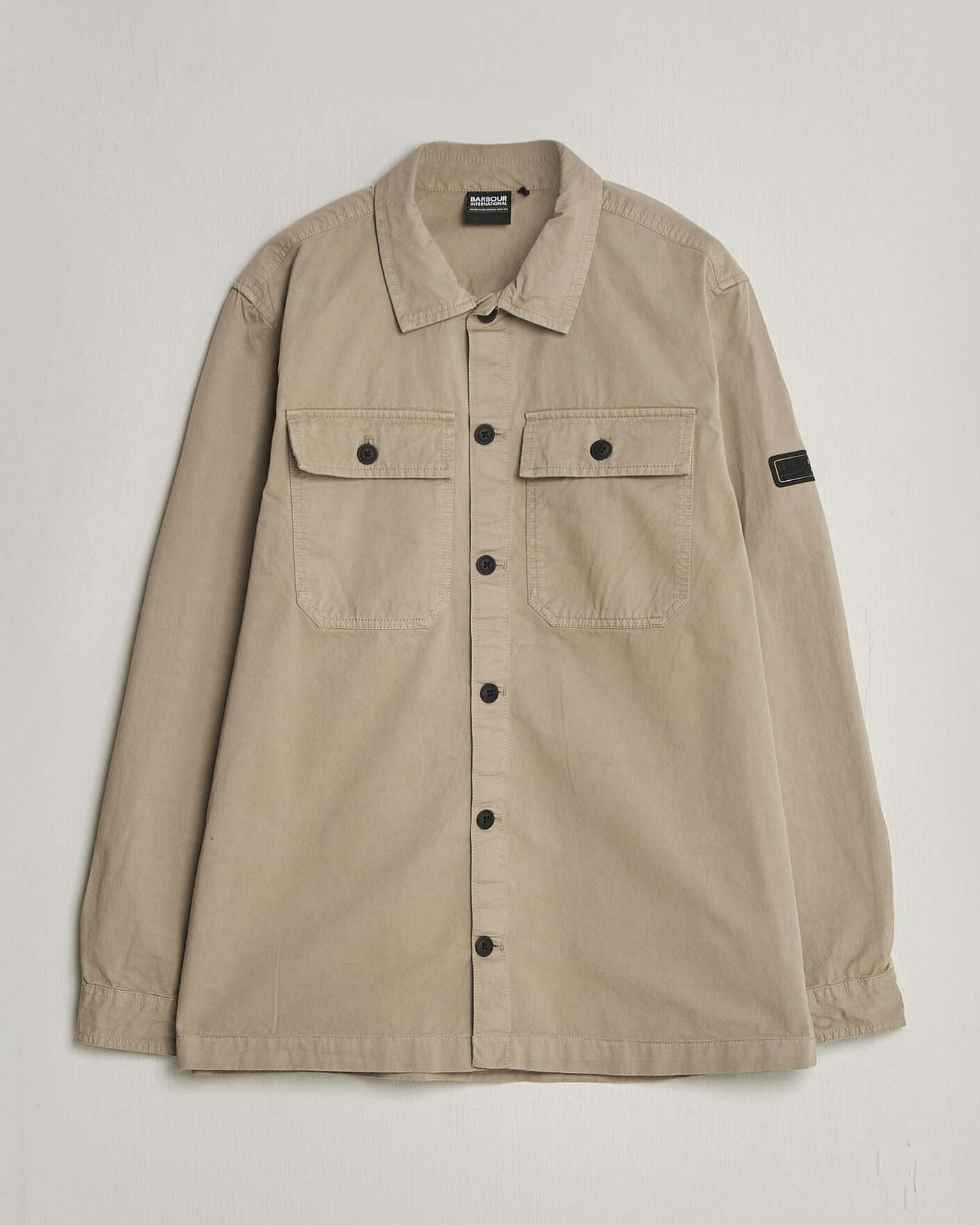 Herre | Skjorter | Barbour International | Arlo Cotton Overshirt Coriander