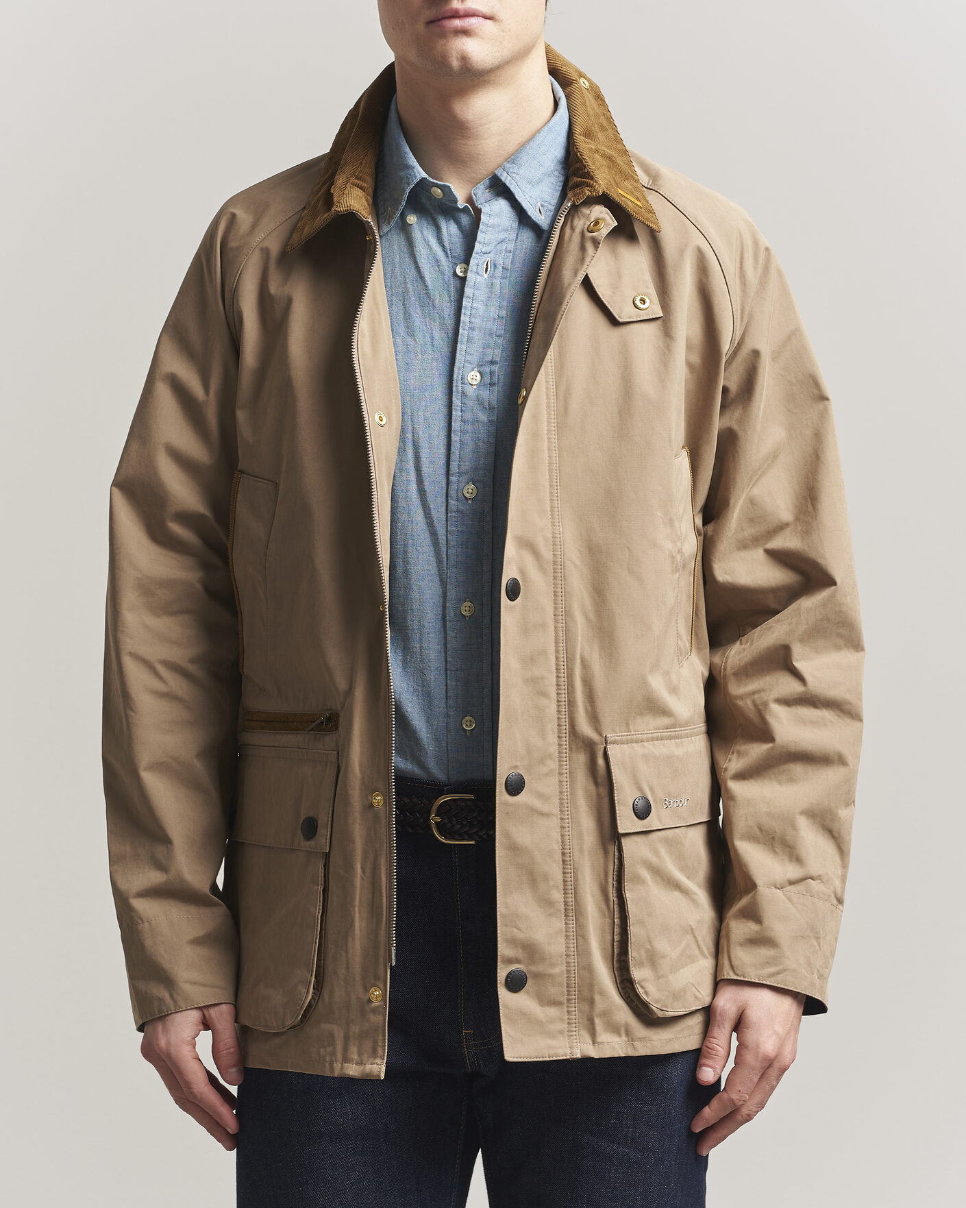 Herre | Jakker | Barbour Lifestyle | Icons Bedale Casual Jacket Military Brown