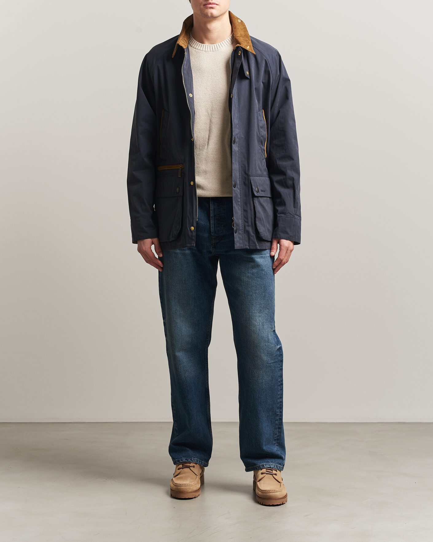 Herre | Jakker | Barbour Lifestyle | Icons Bedale Casual Jacket Navy