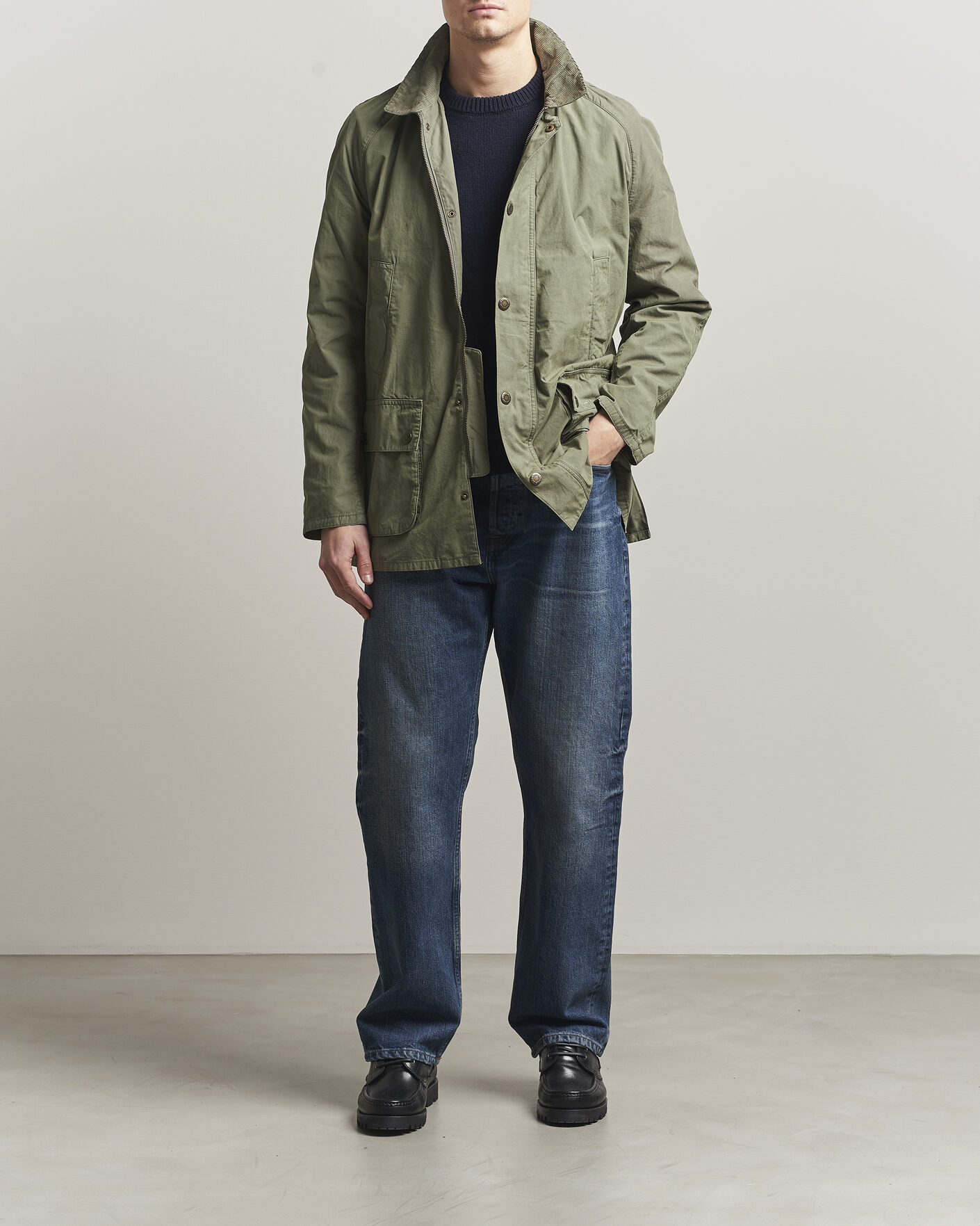 Herre | Jakker | Barbour Lifestyle | Ashby Casual Jacket Dusty Olive