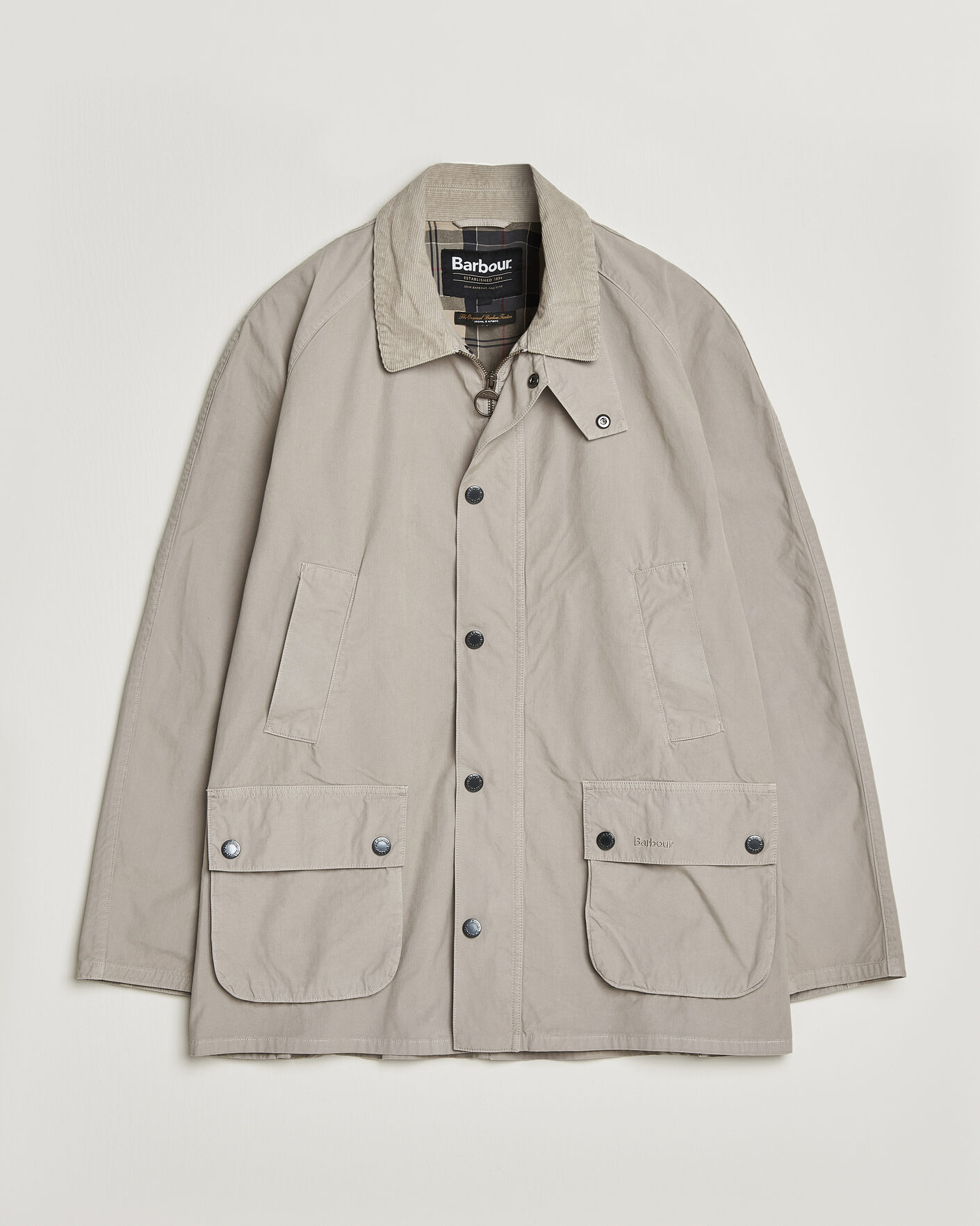 Herre | Jakker | Barbour Lifestyle | Ashby Casual Jacket Concrete