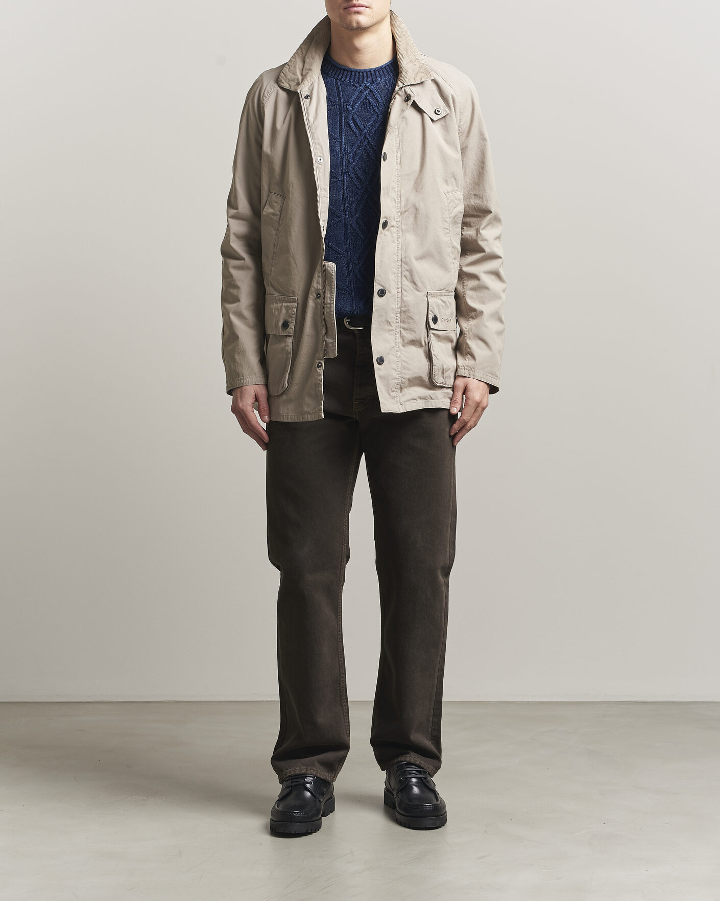 Herre | Jakker | Barbour Lifestyle | Ashby Casual Jacket Concrete
