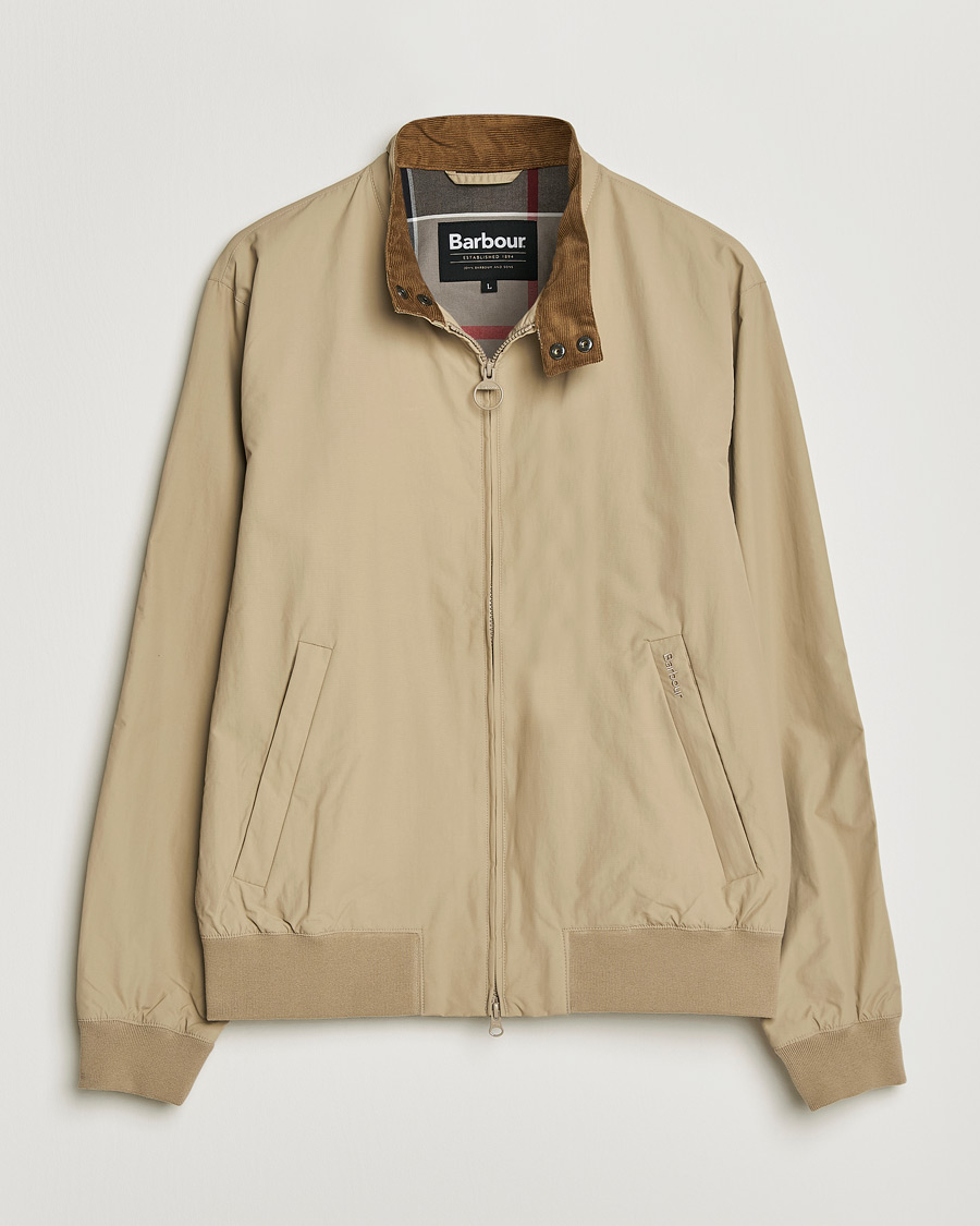 Herre | Jakker | Barbour Lifestyle | Royston Casual Harrington Jacket Washed Stone
