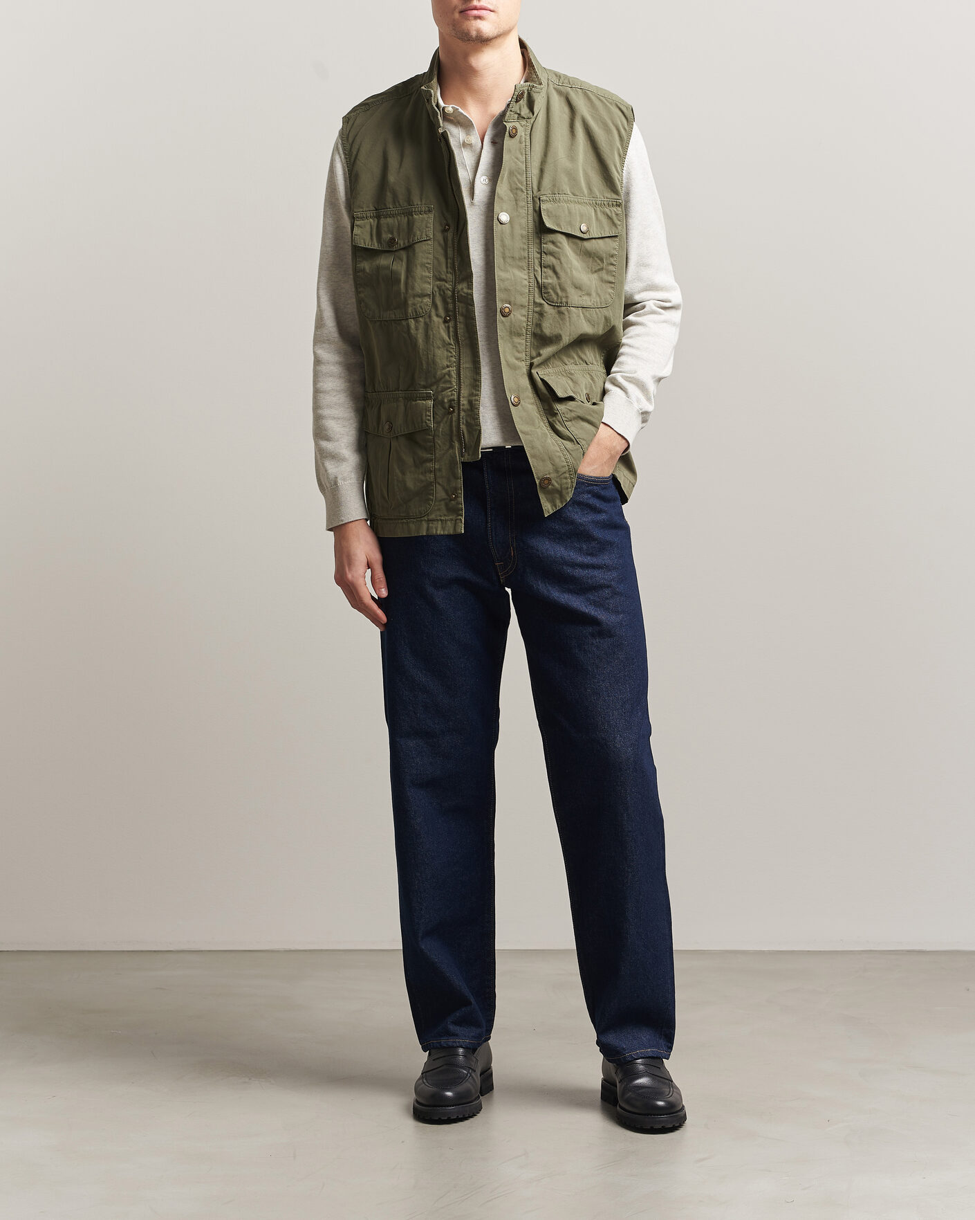 Herre | Vester | Barbour Lifestyle | Casual Corebrigde Gilet Dusty Olive